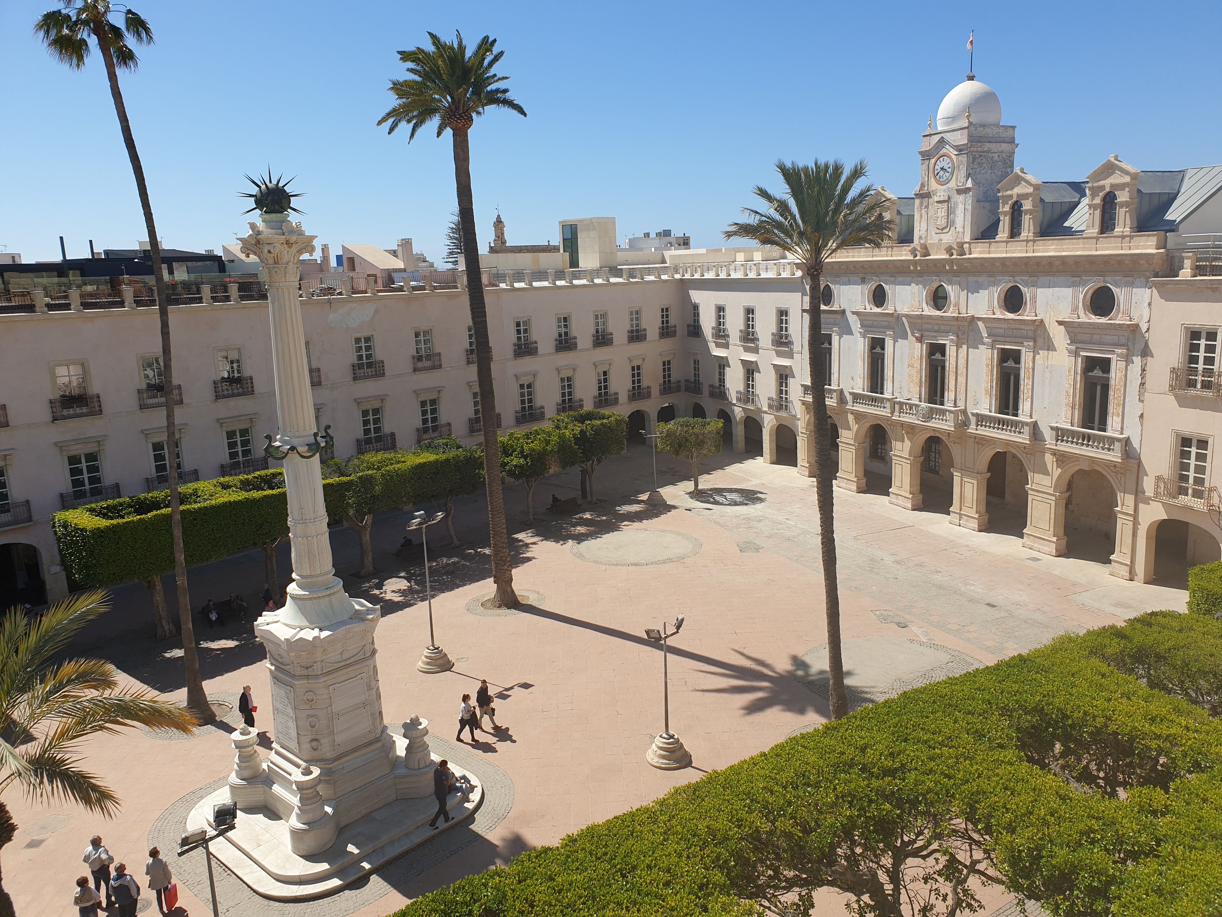 Plaza Vieja en Sevilla.