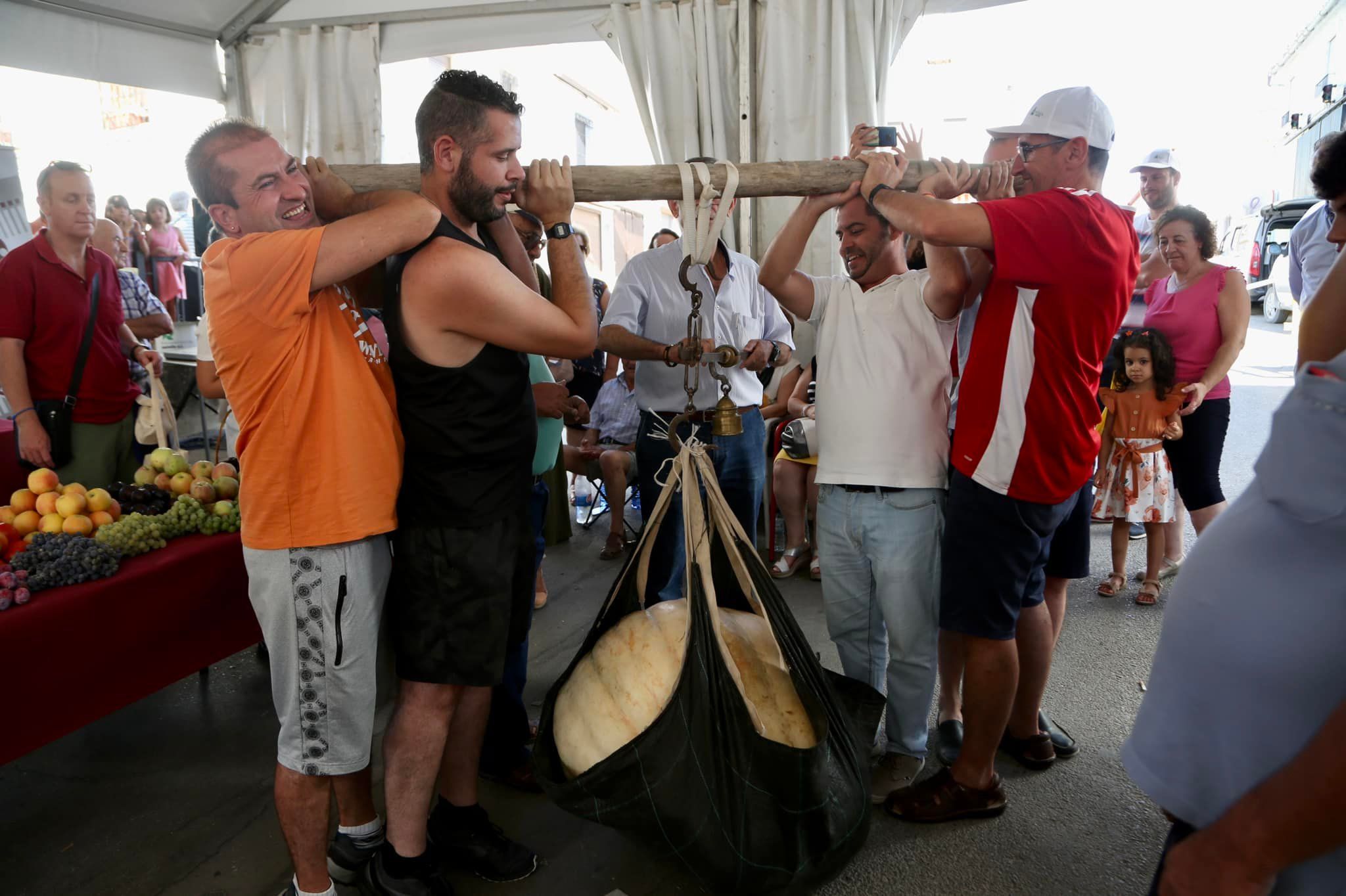 La calabaza de más de 100 kilos del concurso de Alcalá la Real.