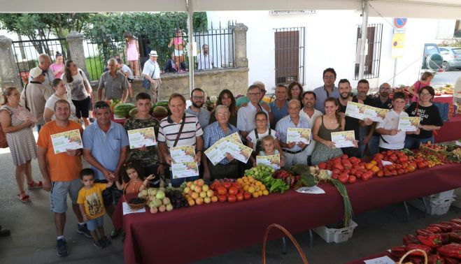 Ganadores del concurso de hortalizas de Alcalá la Real.