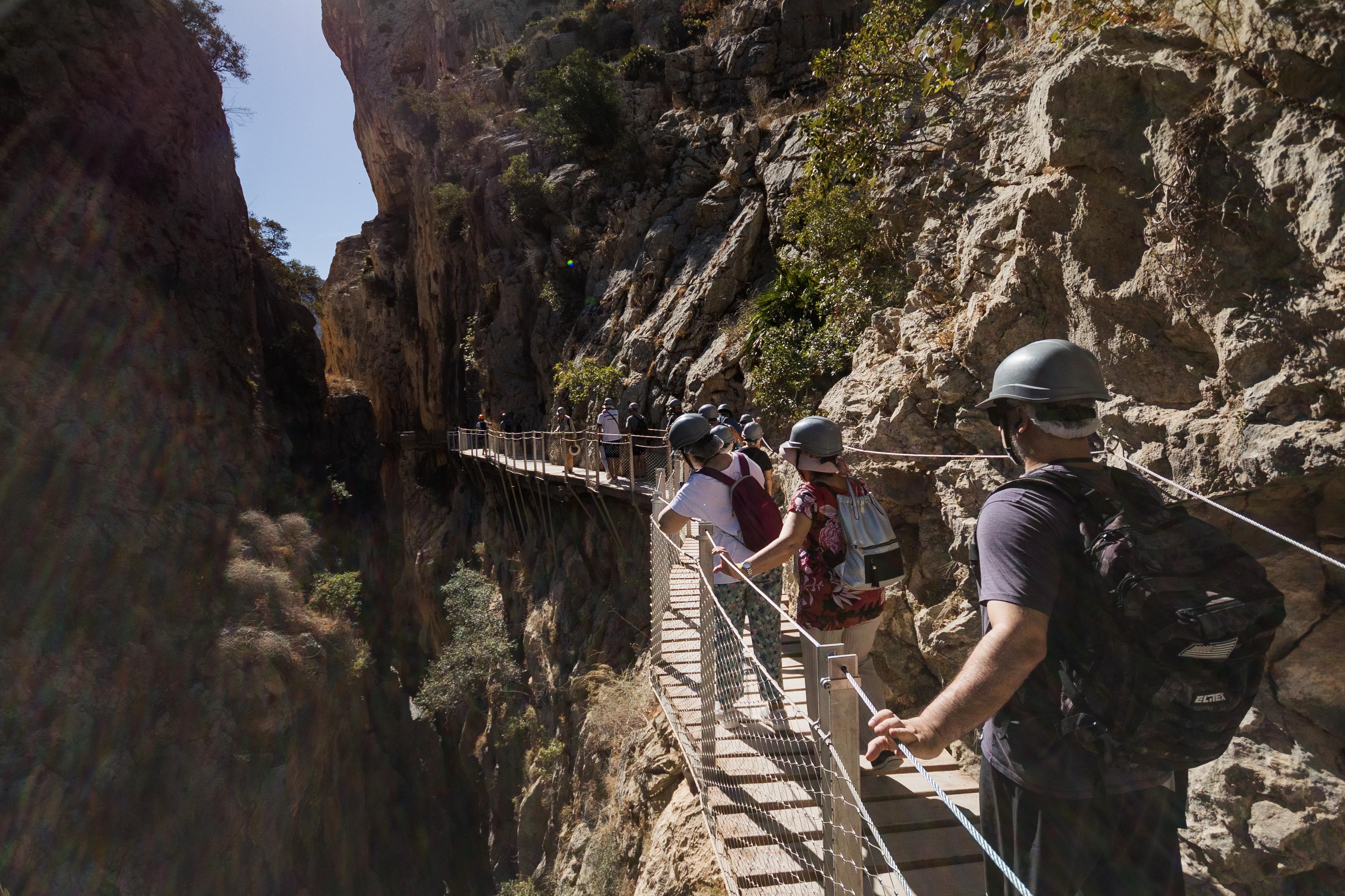 Caminito del Rey en Málaga. 