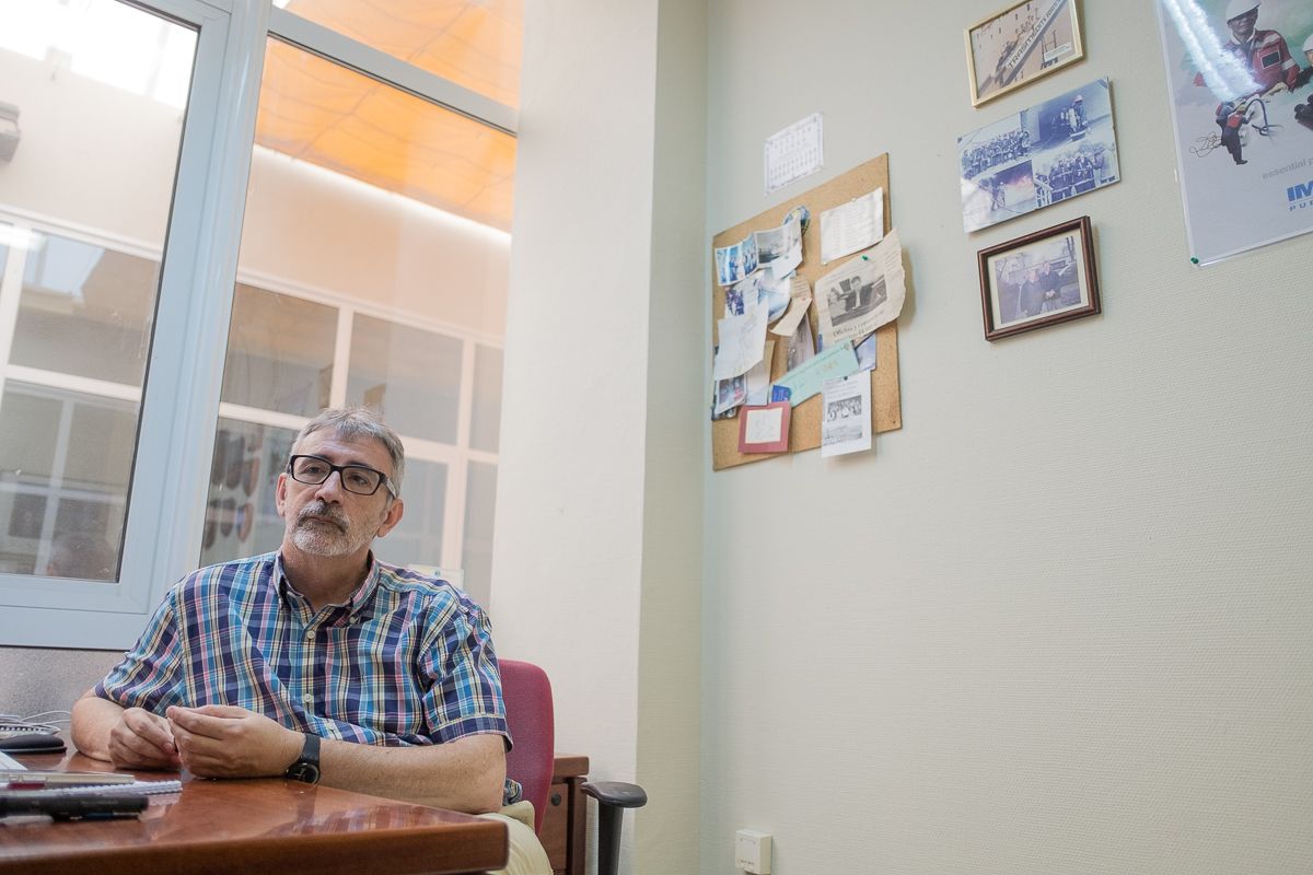 Paco Piniella, rector de la Universidad de Cádiz.