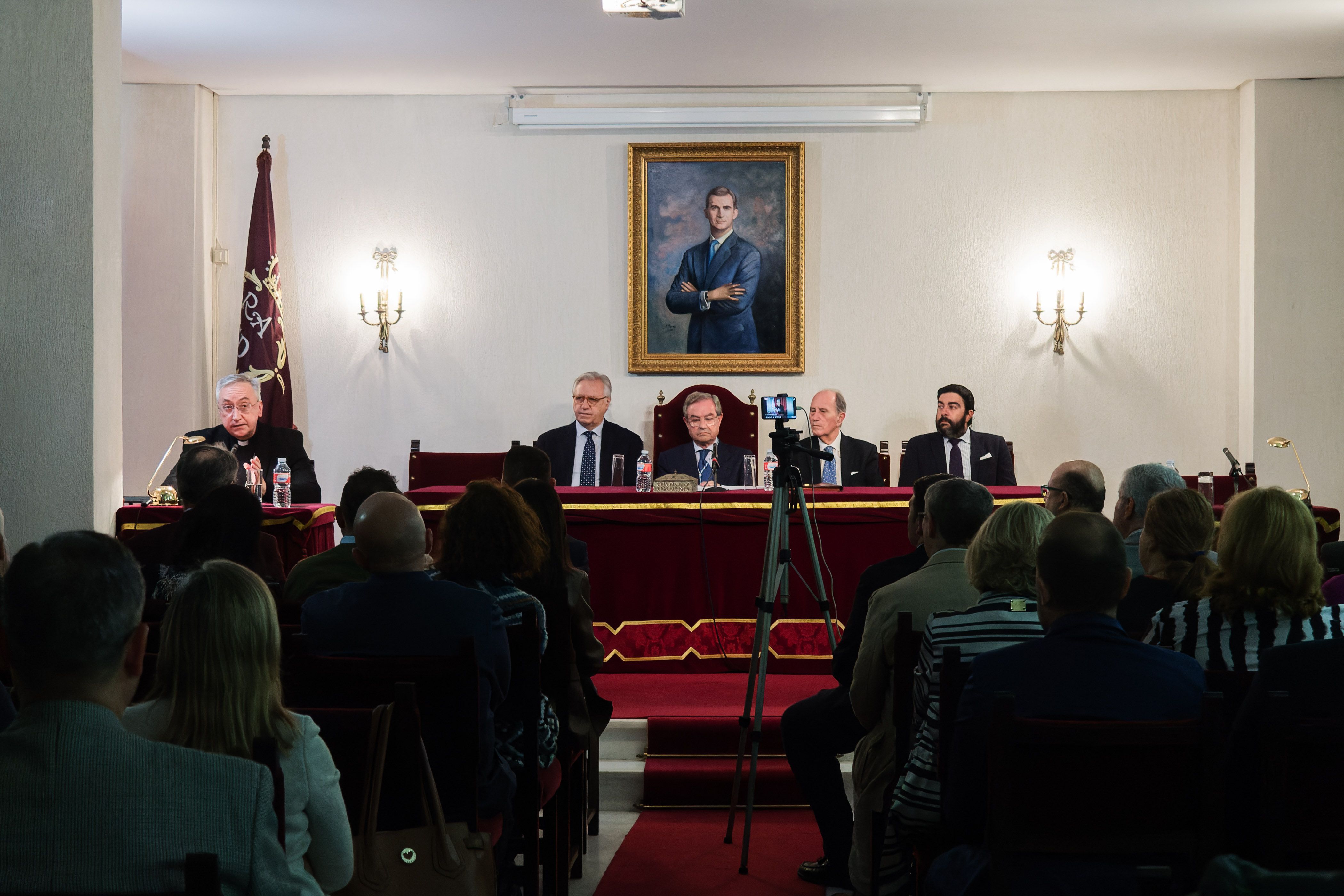 Una conferencia en la Real Academia San Dionisio en Jerez, en una imagen de archivo.