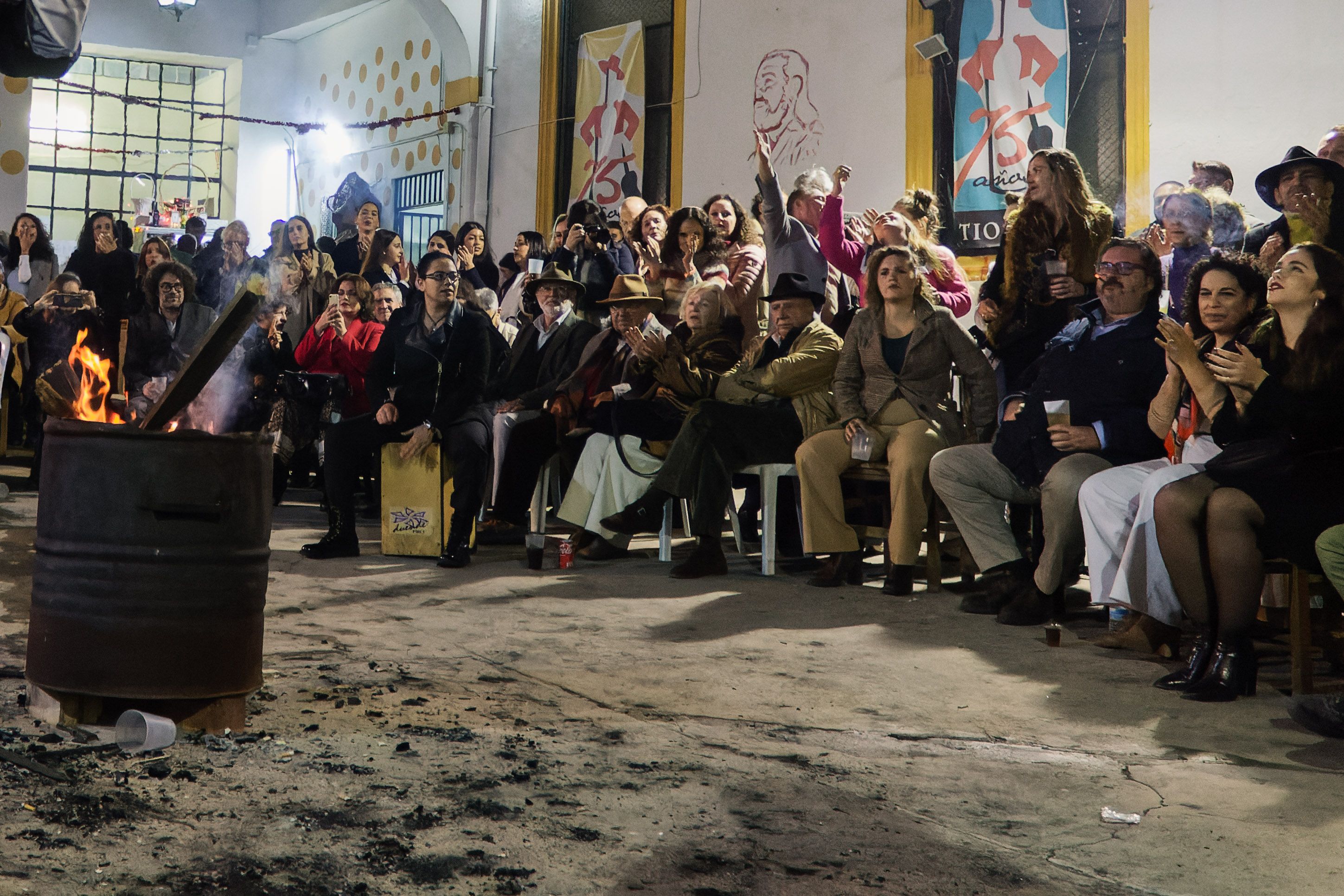 Zambomba en la Asociación Cultural Falmenca Luís De la Pica el año pasado