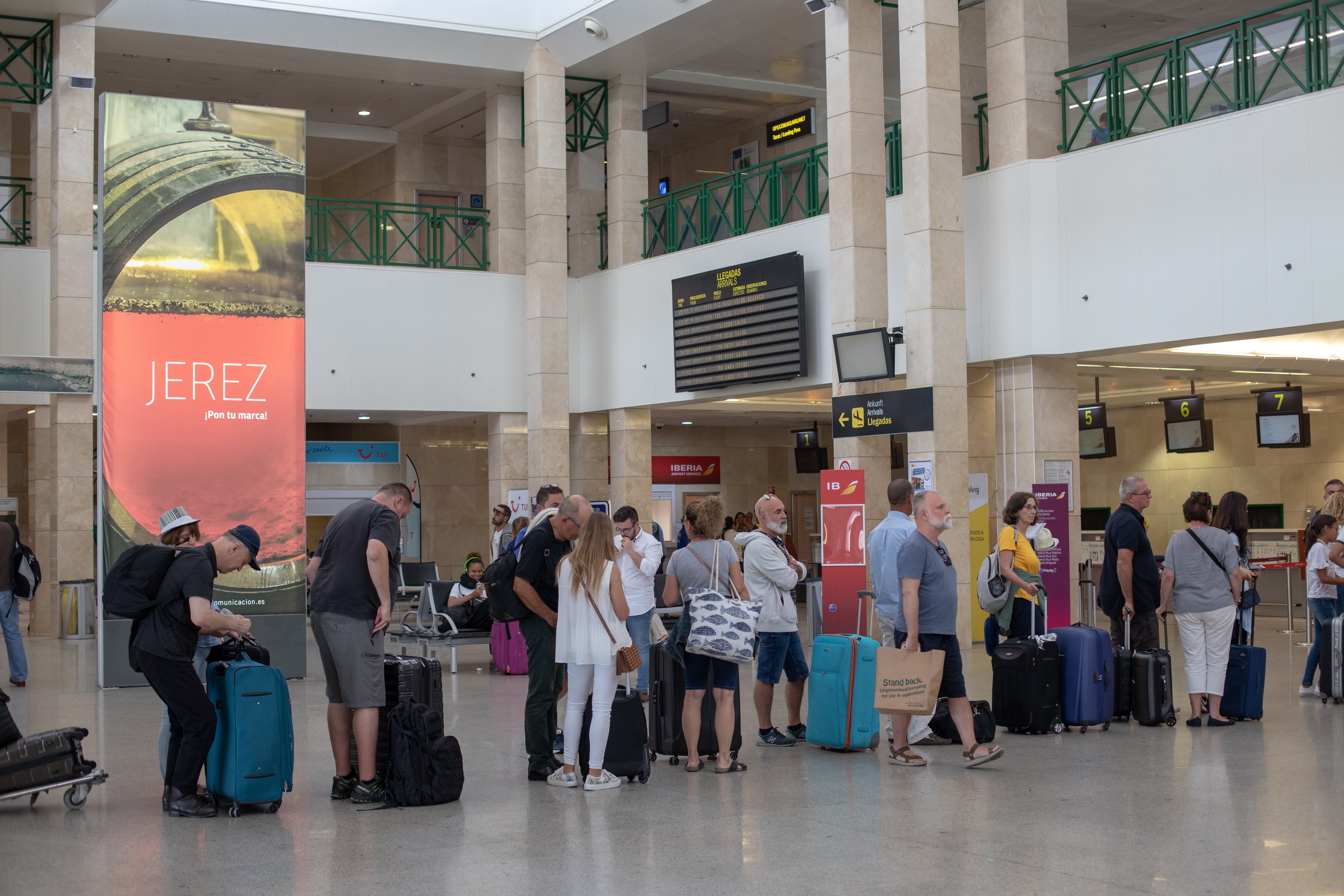 El Aeropuerto de Jerez, en una imagen de archivo. 