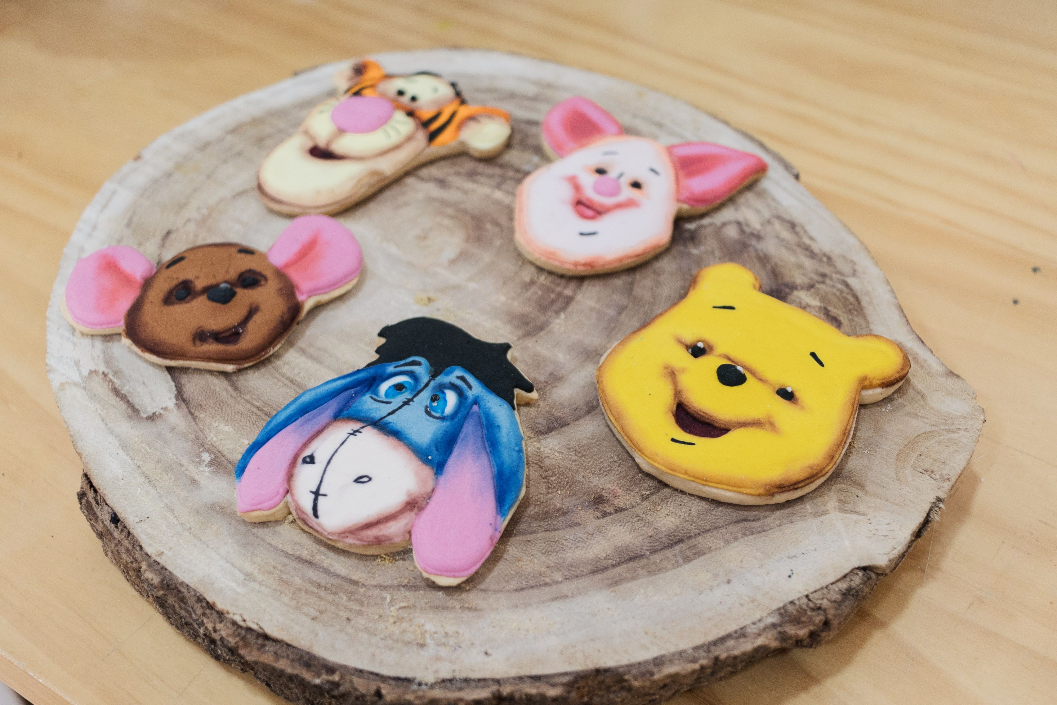 Detalles de las galletas tematizadas. 