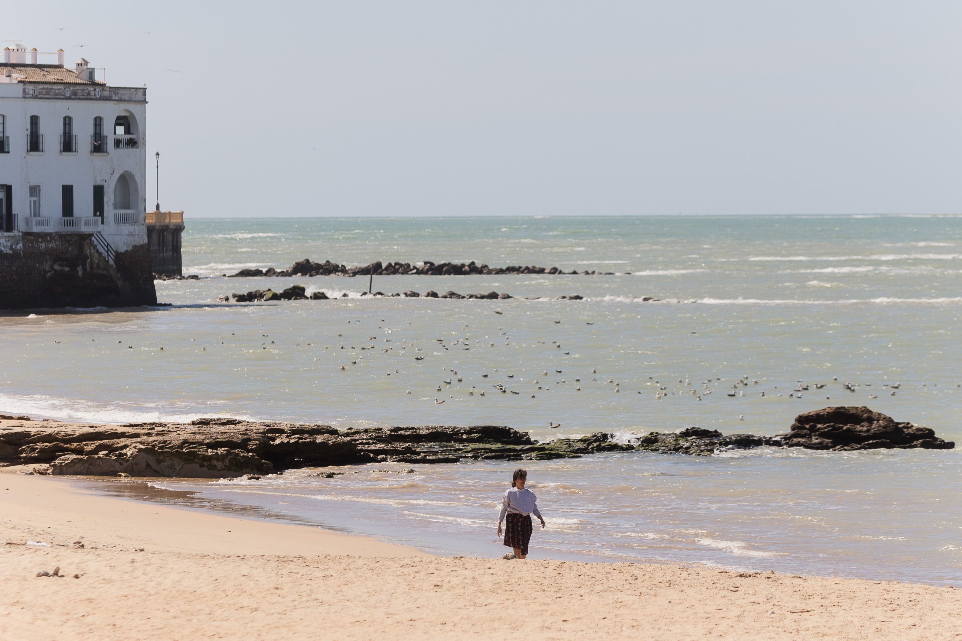 La playa de Chipiona, en una imagen reciente.