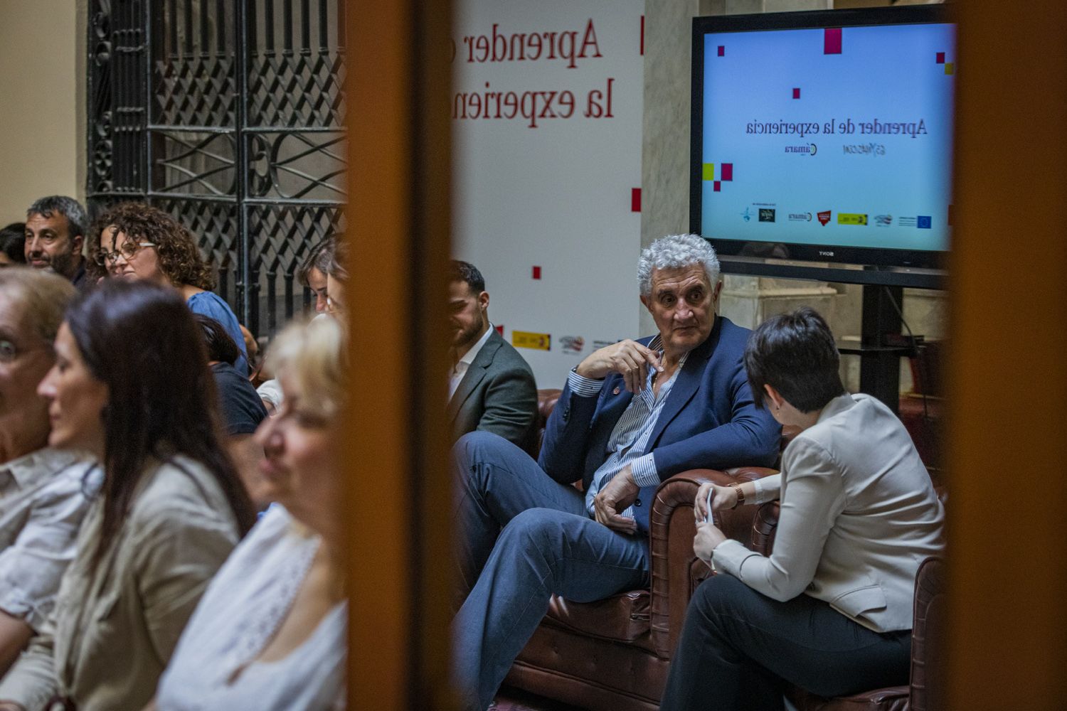 Acto de Aprender con la Experiencia, con Fernando Romay. Germán Mesa