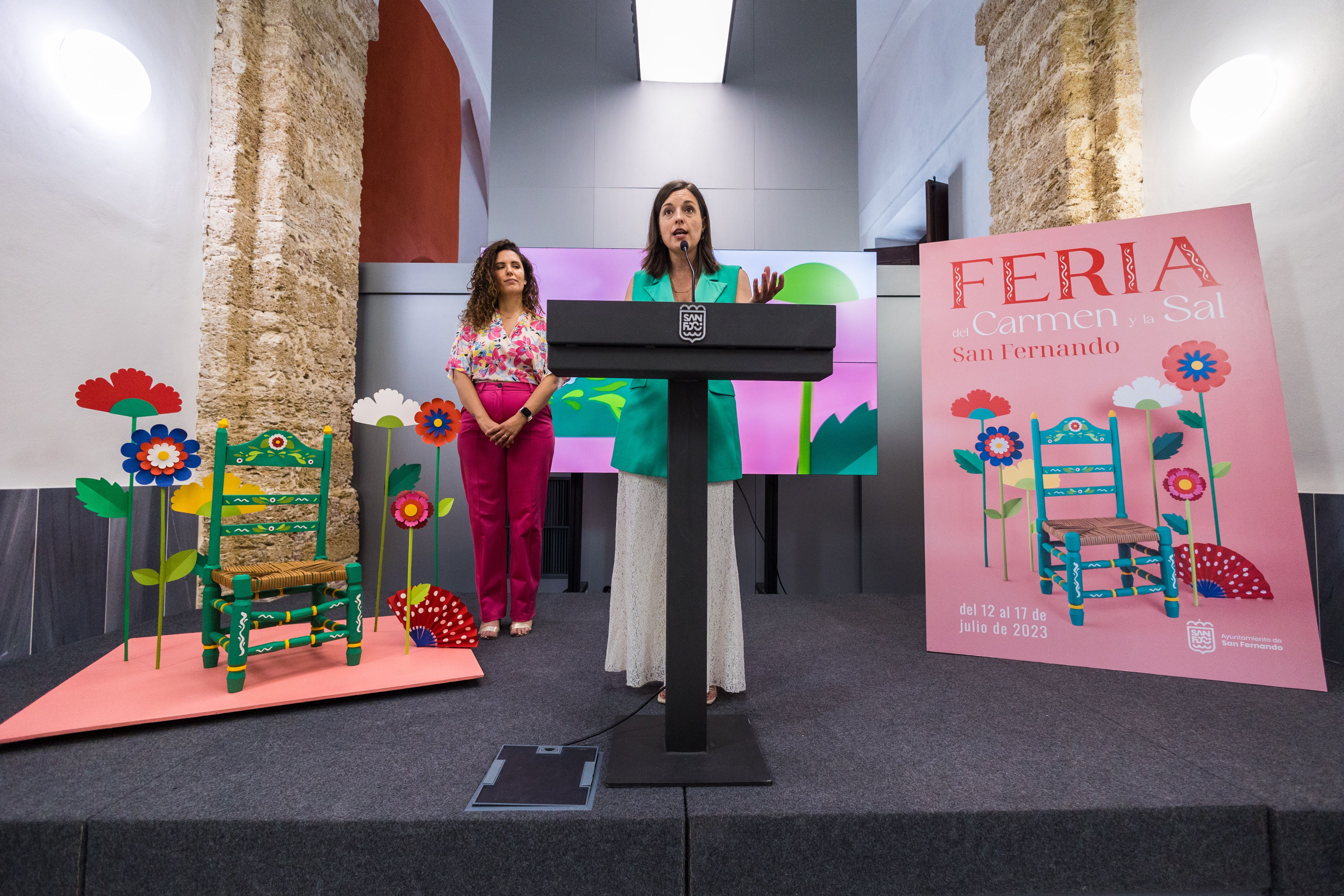 Patricia Cavada en la presentación de la Feria.