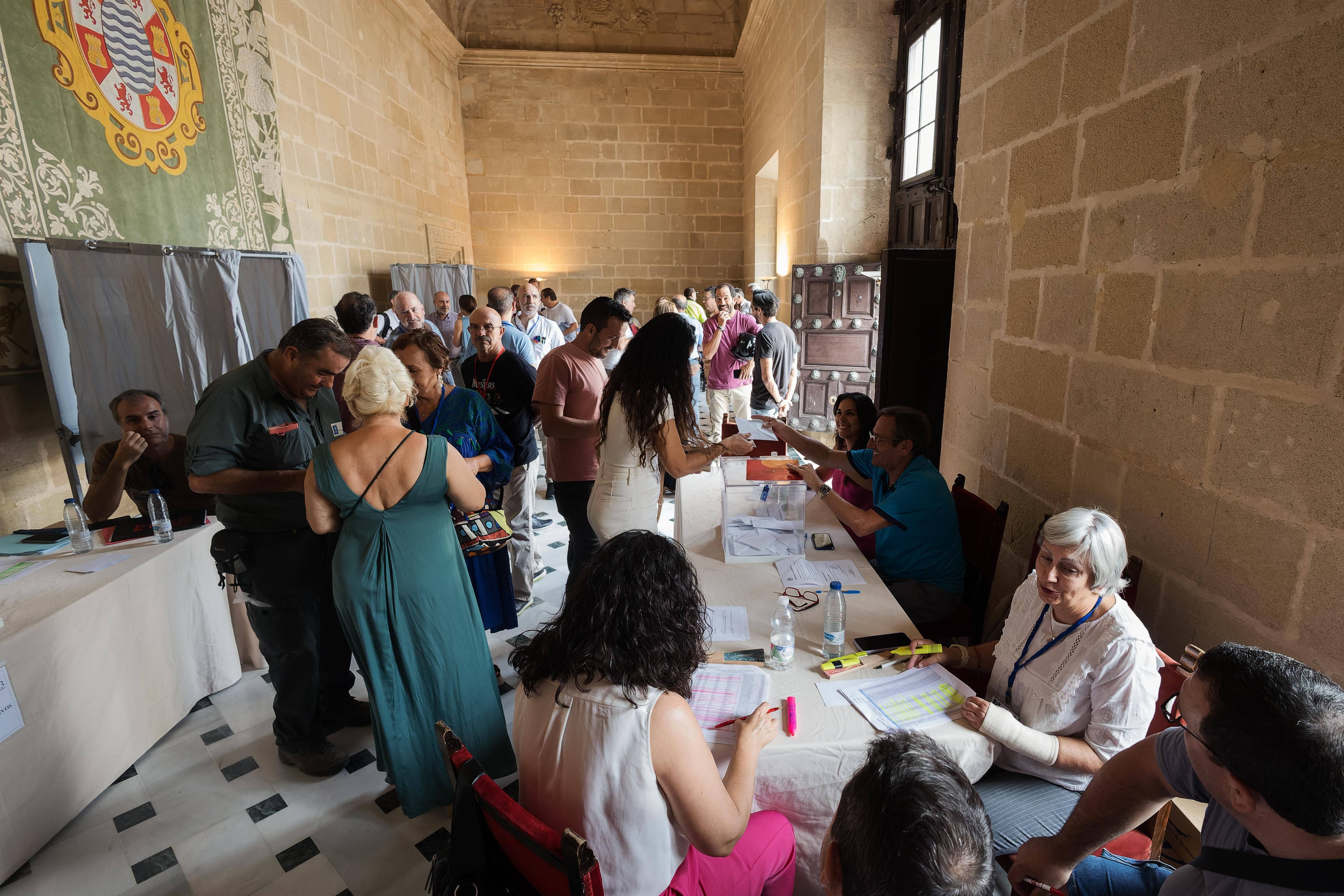 Elecciones sindicales en el Ayuntamiento de Jerez, en una imagen de archivo.