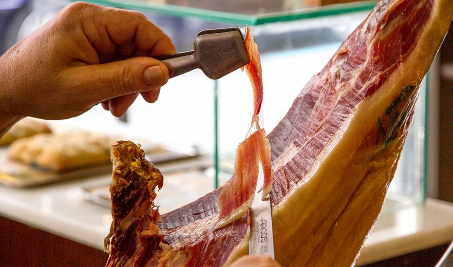 El jamón ibérico andaluz, uno de los productos de calidad diferenciada.