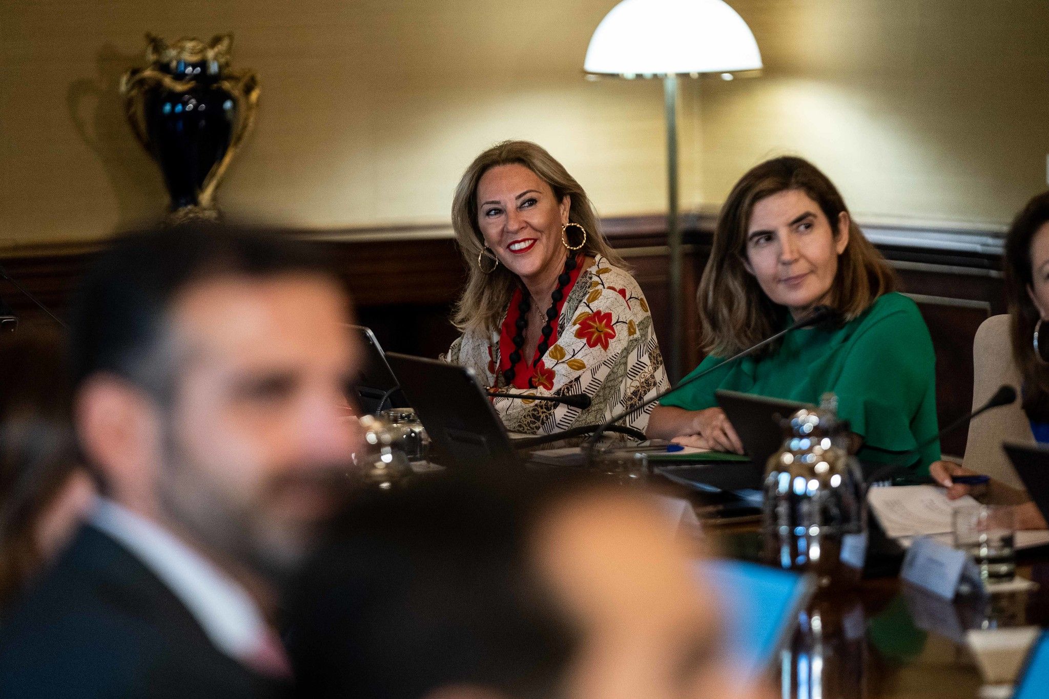 La consejera Carolina España, en un Consejo de Gobierno reciente de la Junta.