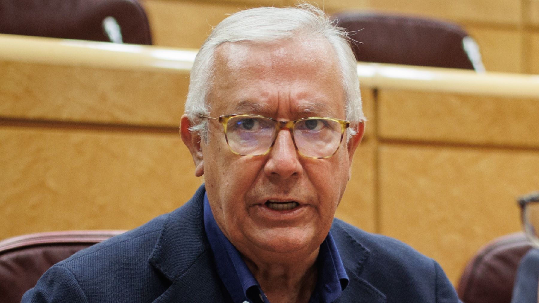 Javier Arenas durante una comparecencia en el Senado.