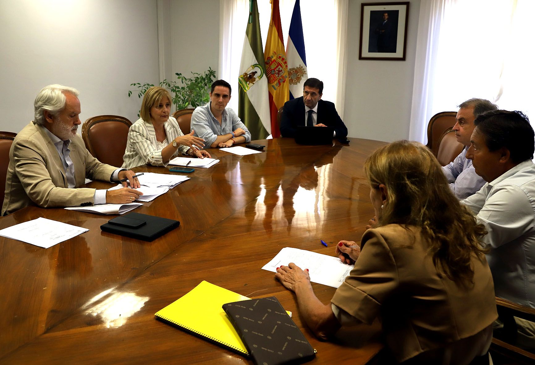 Imagen de archivo de una anterior a junta de gobierno local del Ayuntamiento de Jerez.