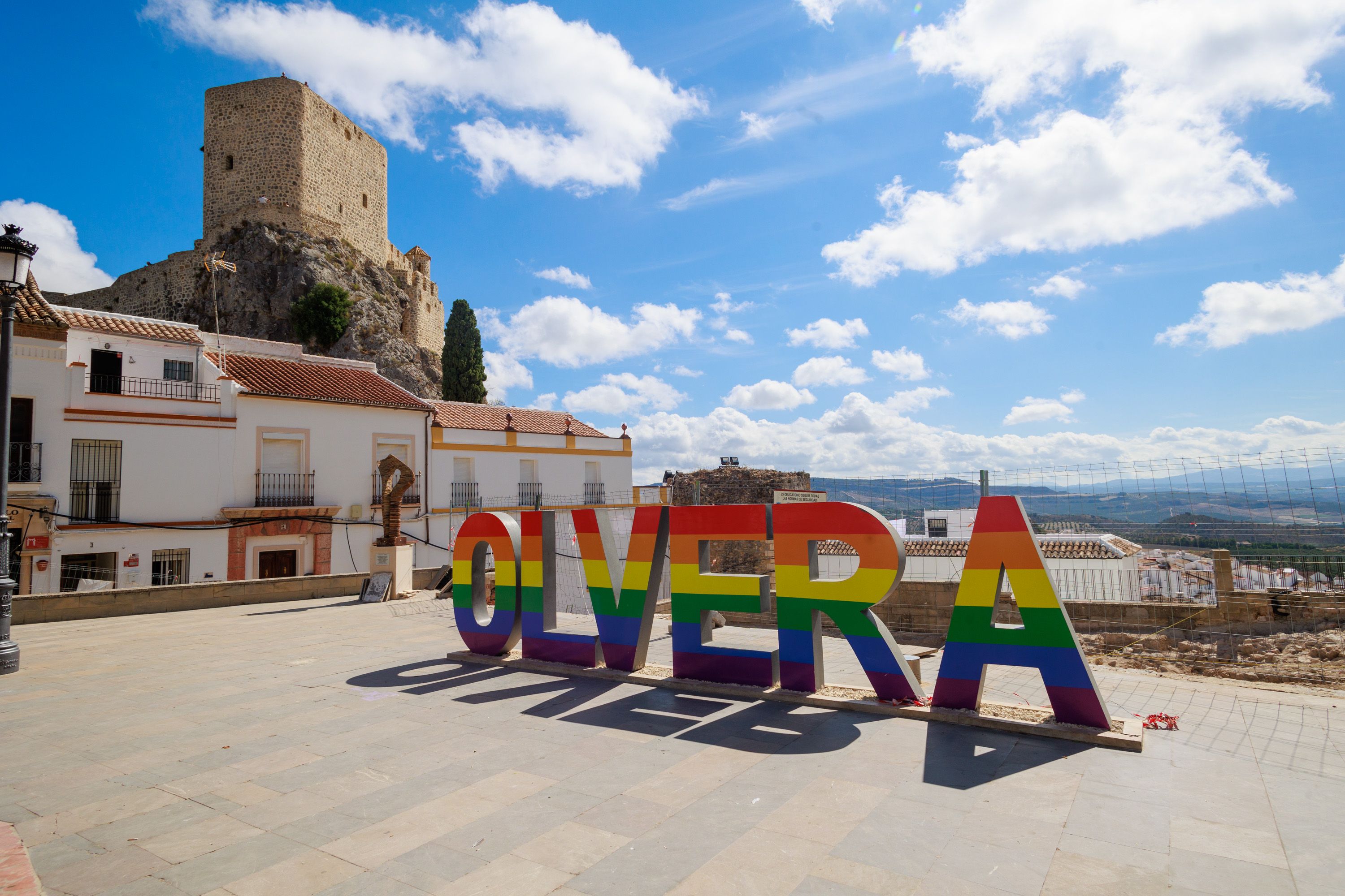 Una imagen panorámica de Olvera, en la Sierra de Cádiz.