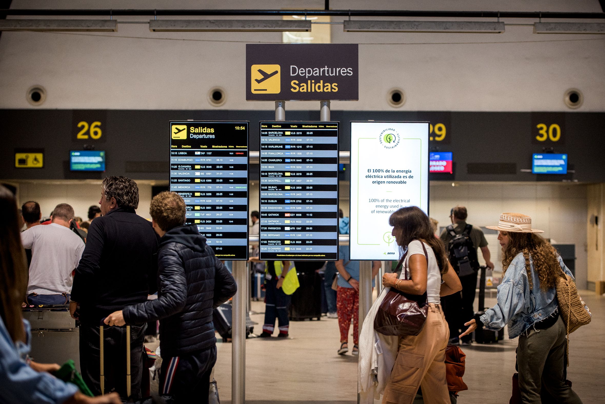 El aeropuerto de Sevilla en una imagen reciente.