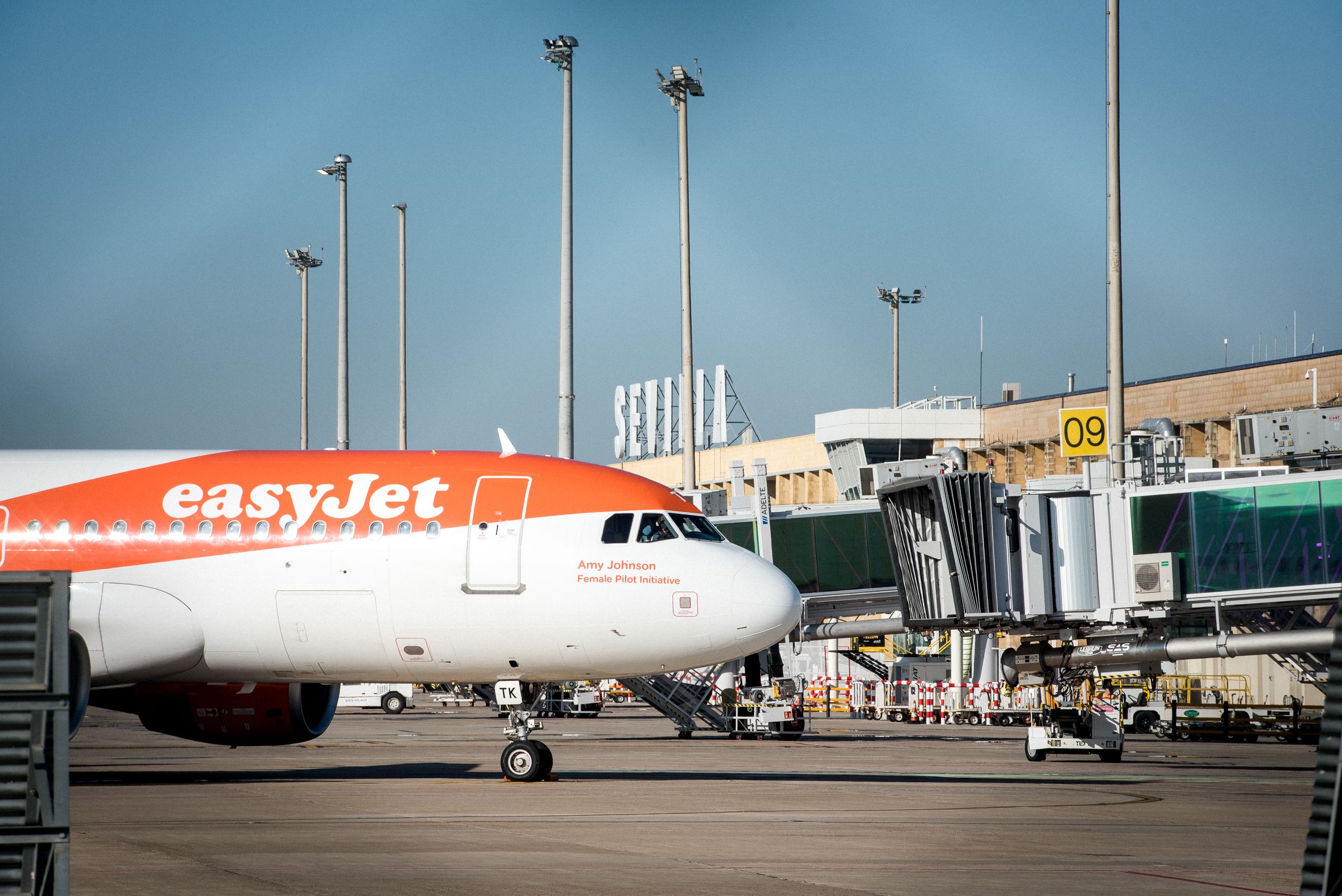 Imagen del Aeropuerto de Sevilla.