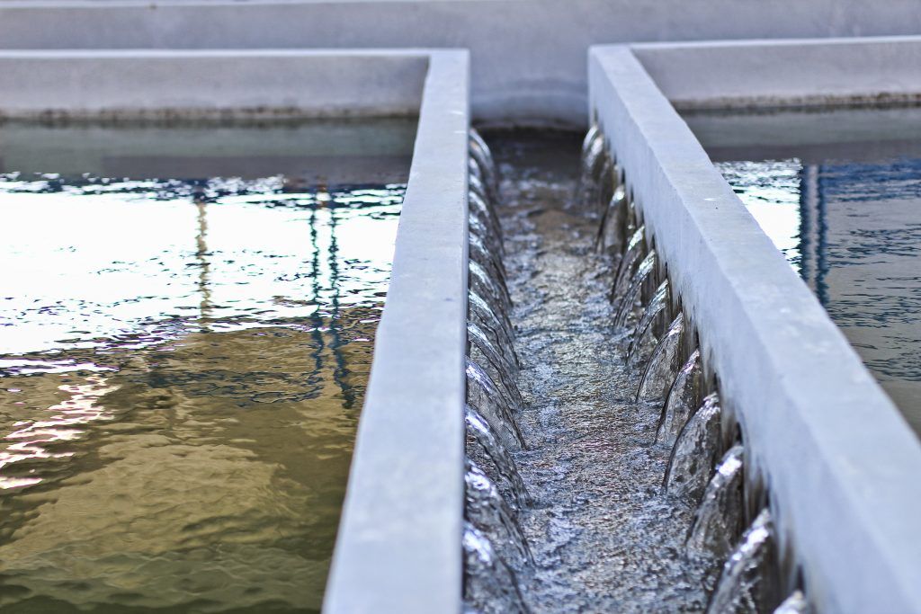 Una imagen de la potabilizadora sevillana de El Carambolo, que sirve agua a Emasesa, en Sevilla.