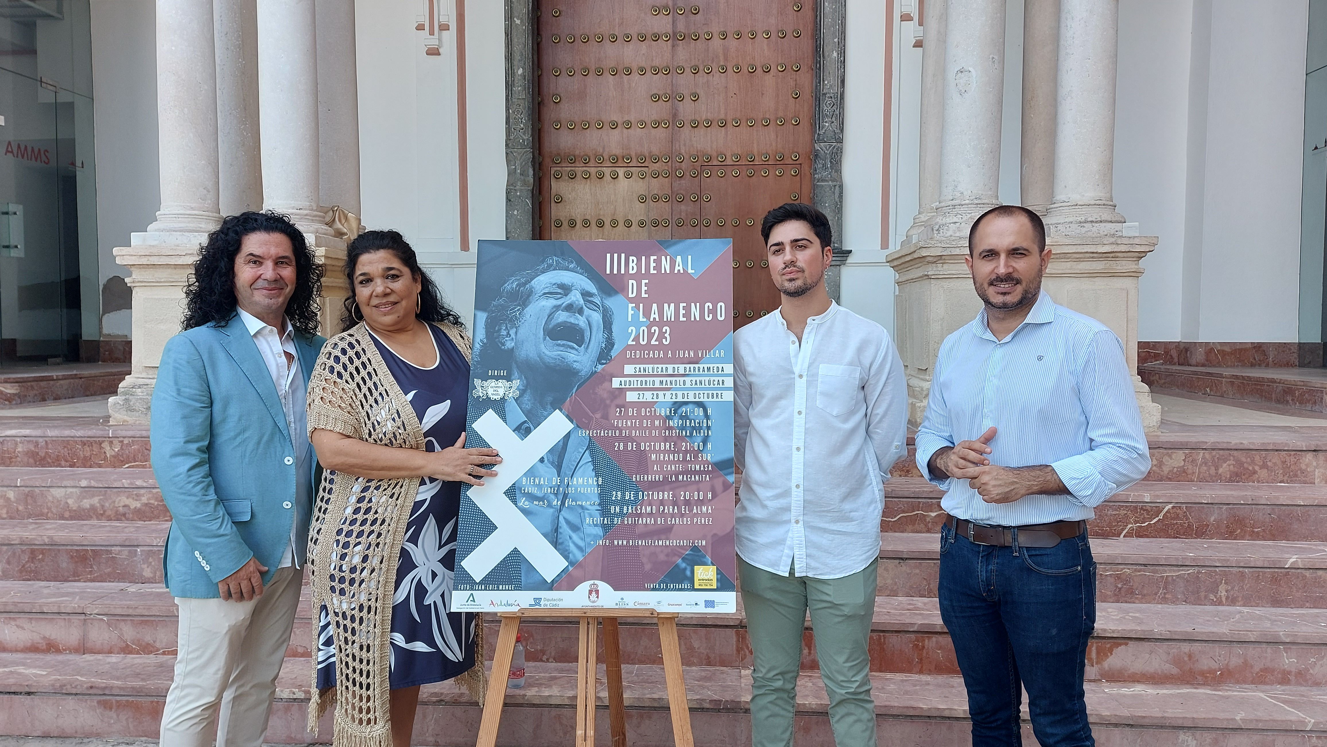 Presentación Bienal Flamneco Cádiz en Sanlúcar