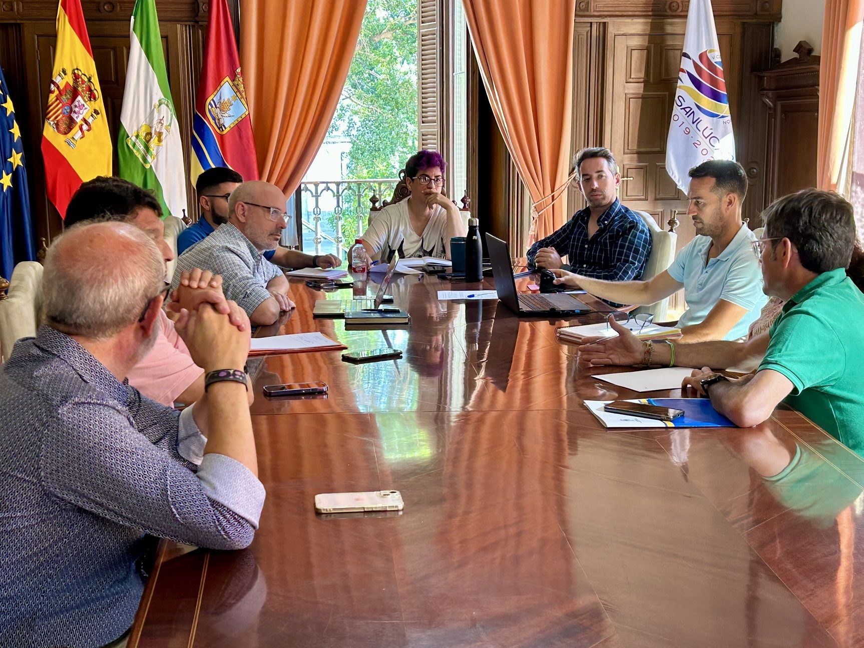  Reunión del Órgano Gestor de Playas de Sanlúcar. 