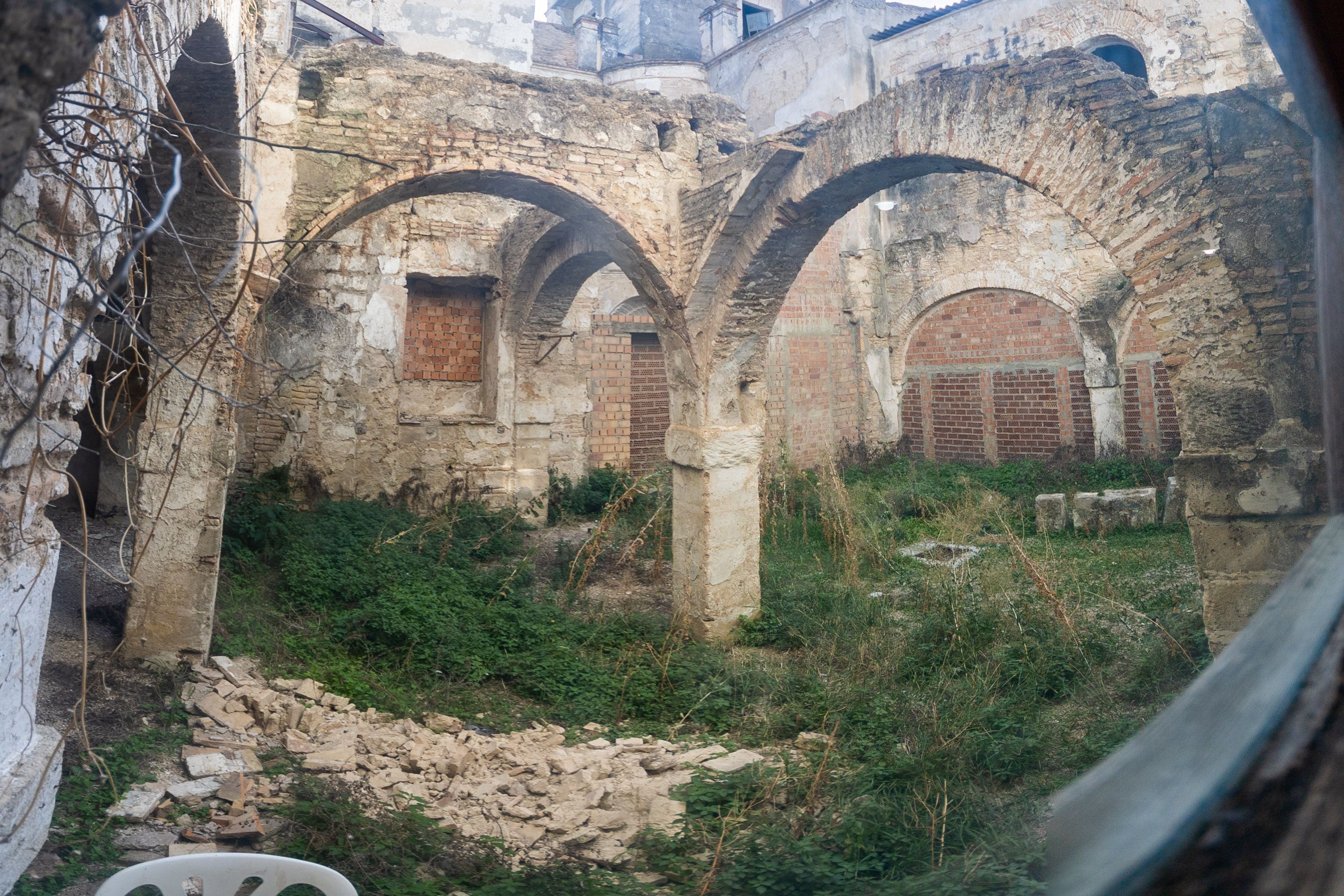 Interior del Palacio de Villapanés en Jerez.