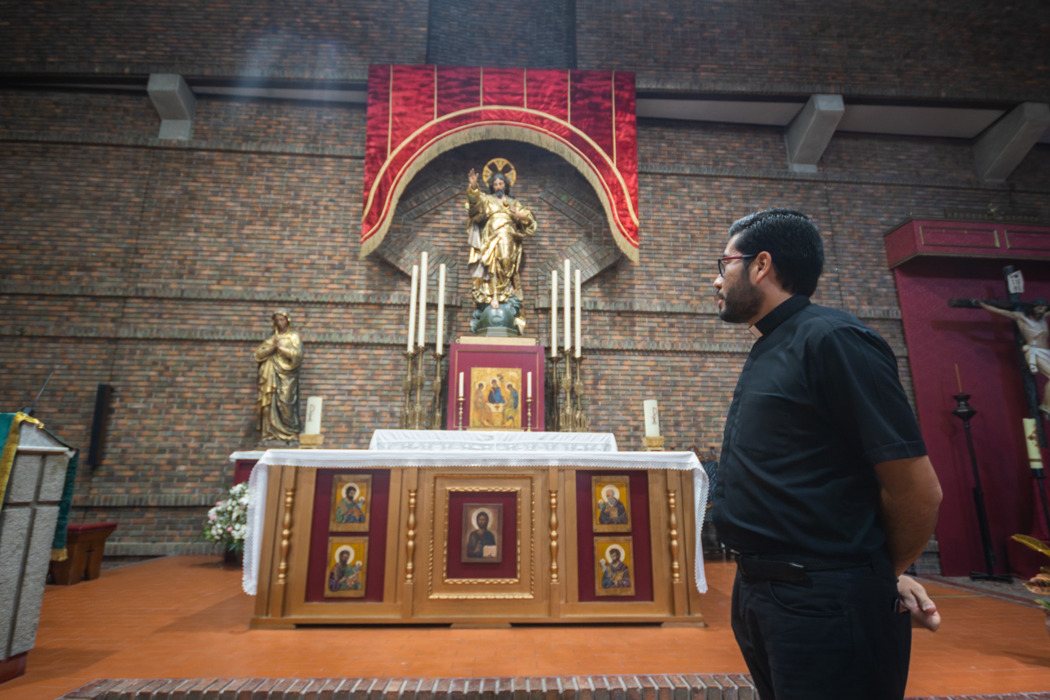 Imagen del Sagrado Corazón, devoción que implantó en Jerez la Compañía de Jesús.