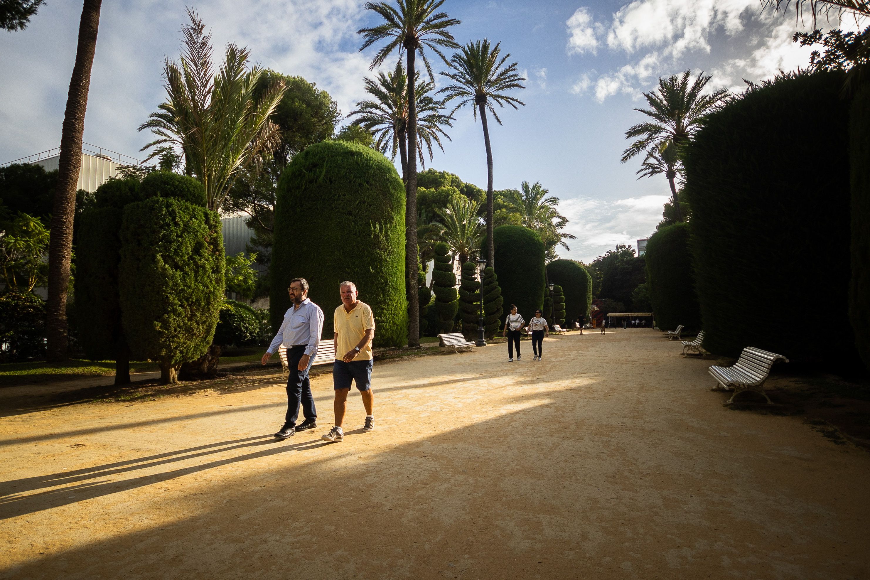 El Parque Genovés de Cádiz, en una imagen de archivo.