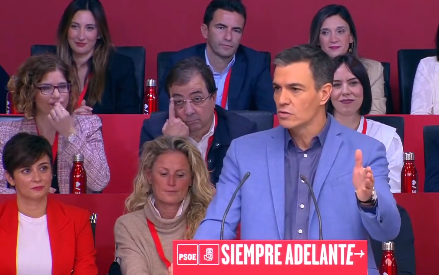 Pedro Sánchez, este sábado, en el comité ejecutivo socialista.