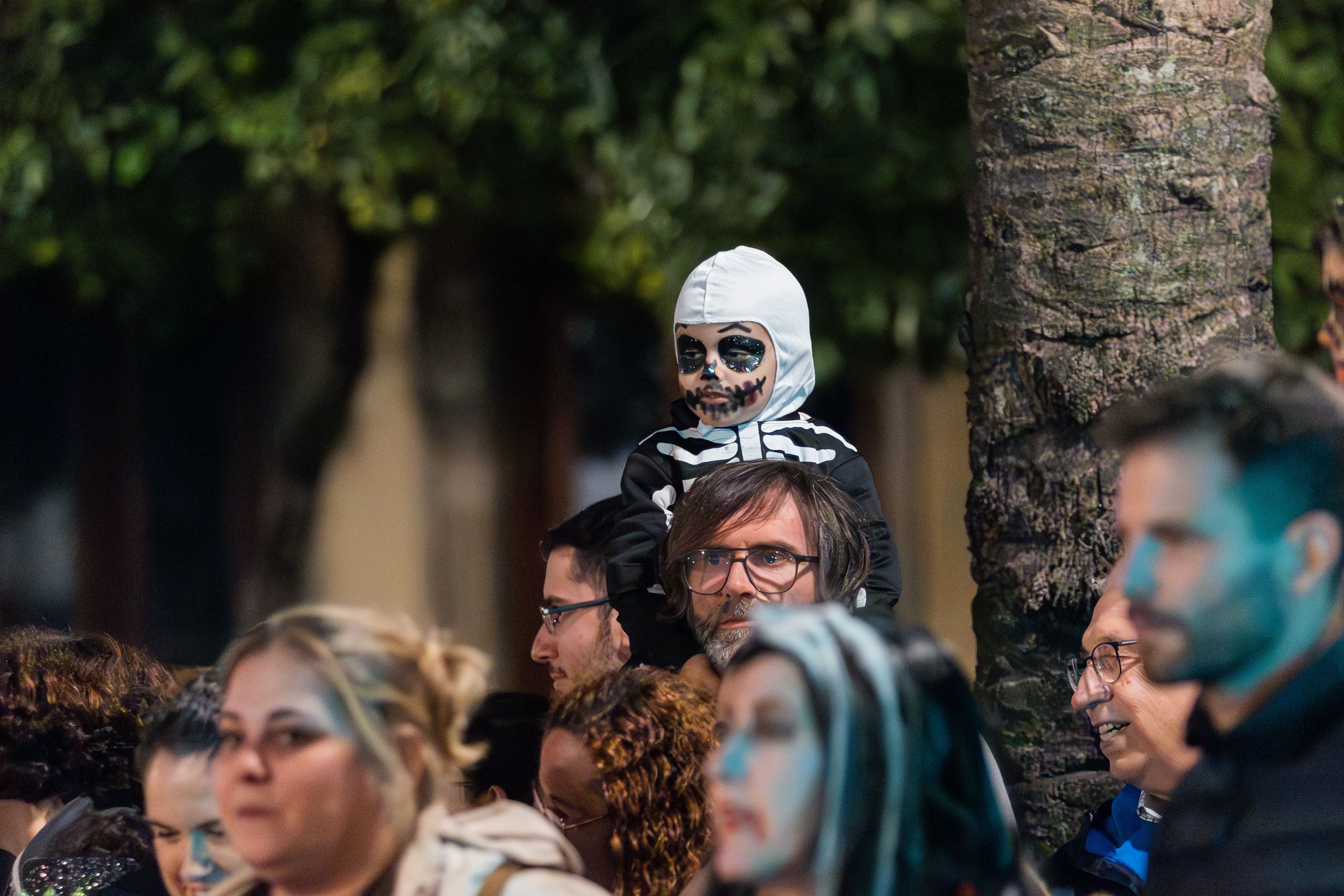 Un niño disfrazado en Halloween en una edición pasada.