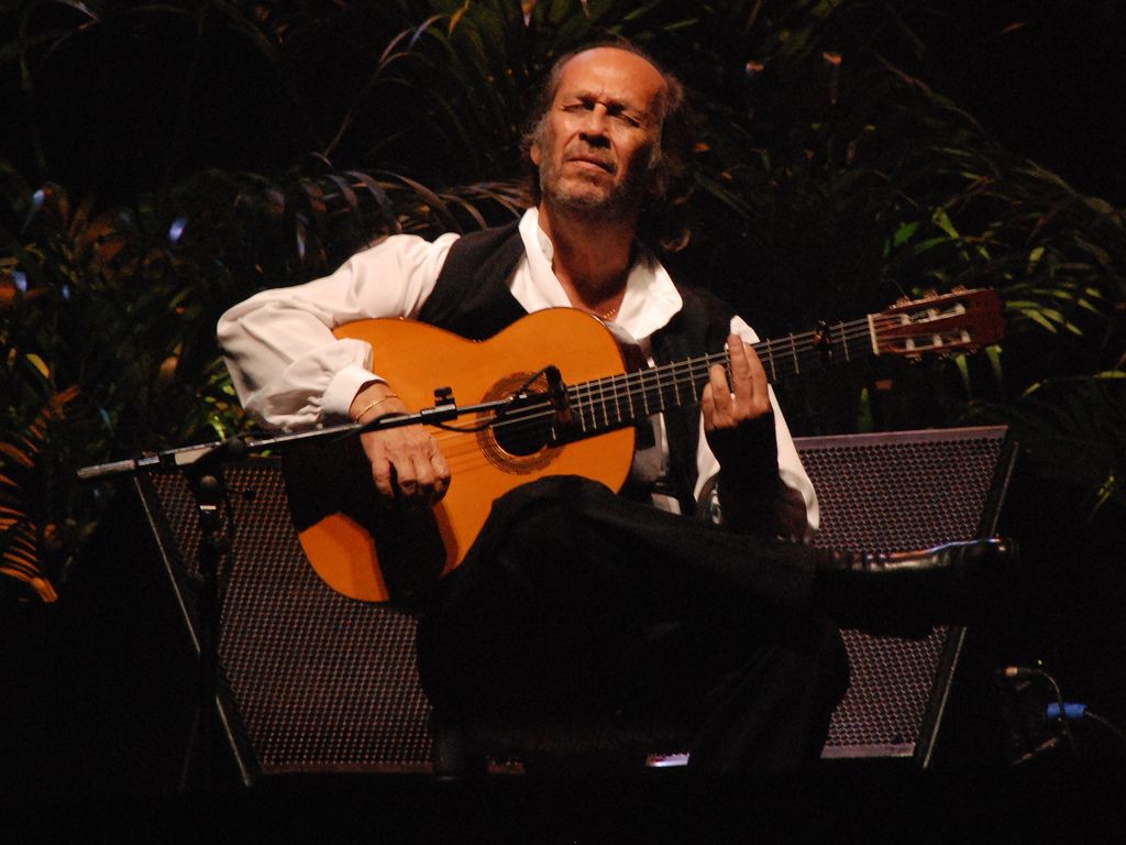 Paco de Lucía, el genio andaluz, en un concierto en 2007.