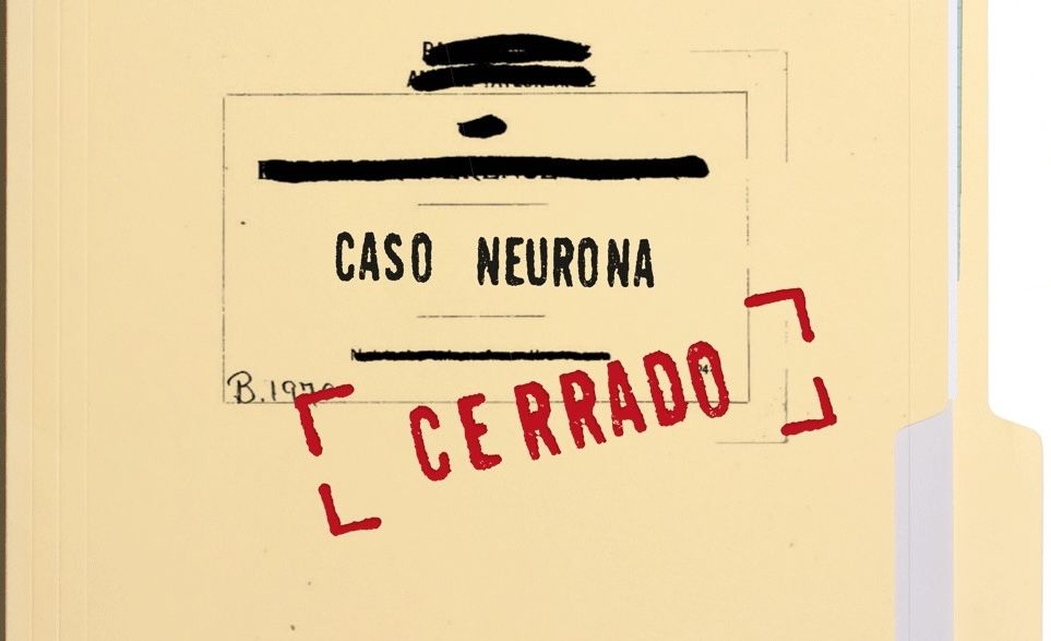 Creatividad realizada por Podemos tras el achivo del 'caso Neurona'.