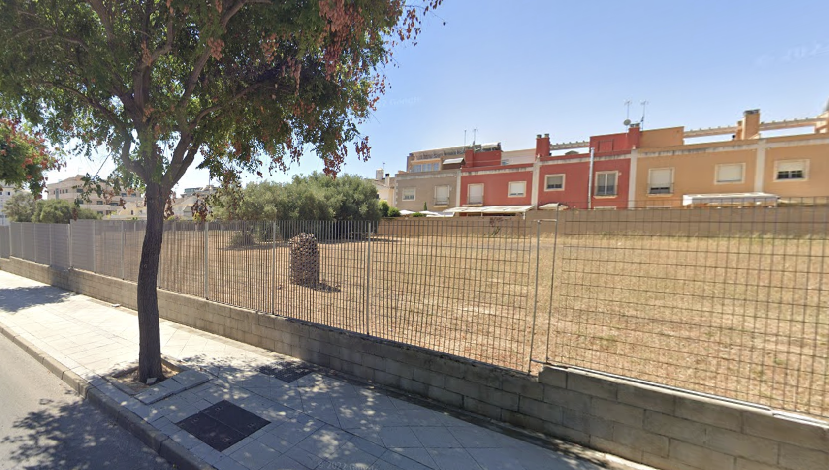 Más de 15 años después: inversión sin suelo para el nuevo centro de salud de Jerez. En la imagen de Google Maps, el suelo de la calle Afrodita, junto a Hipercor.