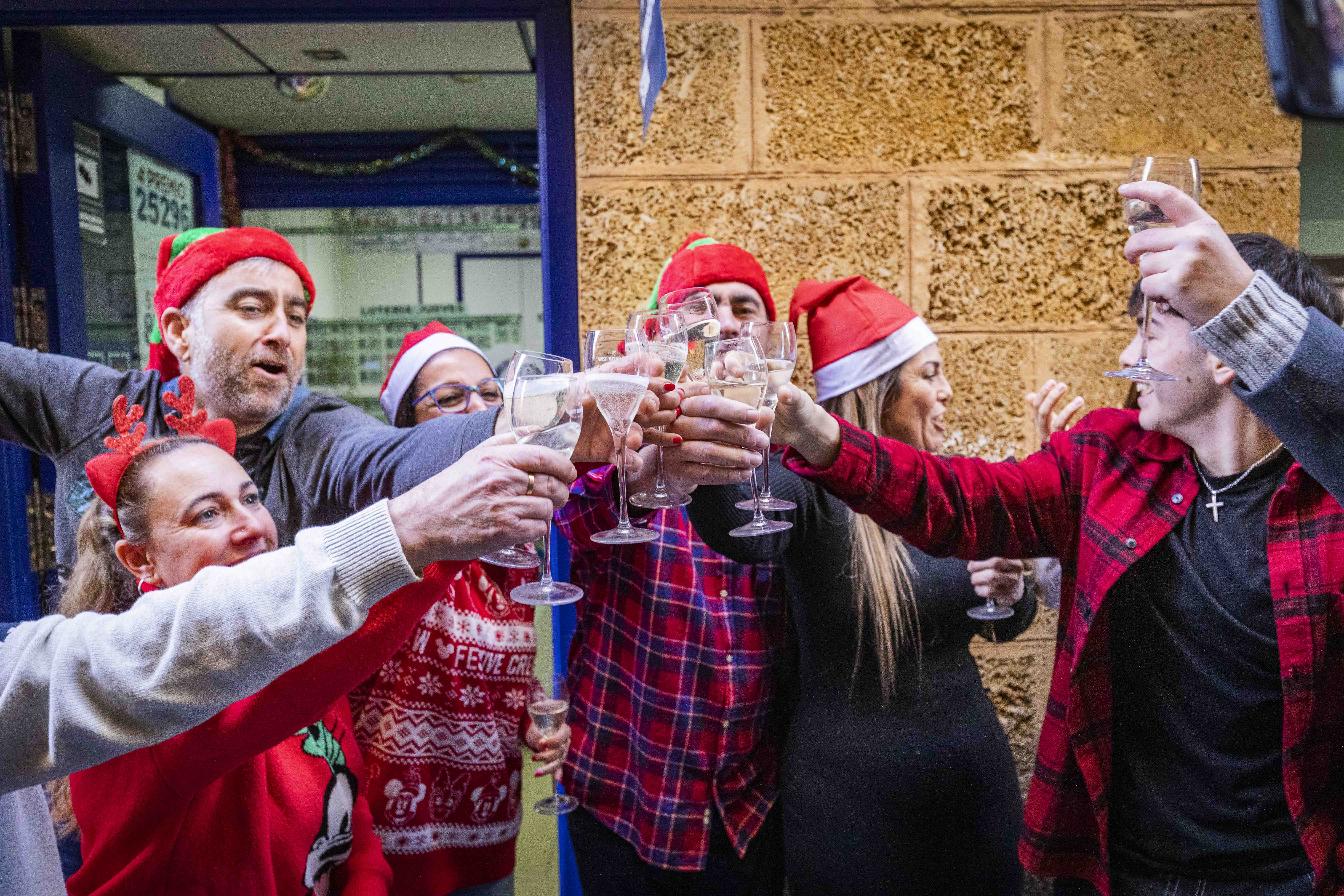 Lotería de Navidad en una administración de Cádiz.