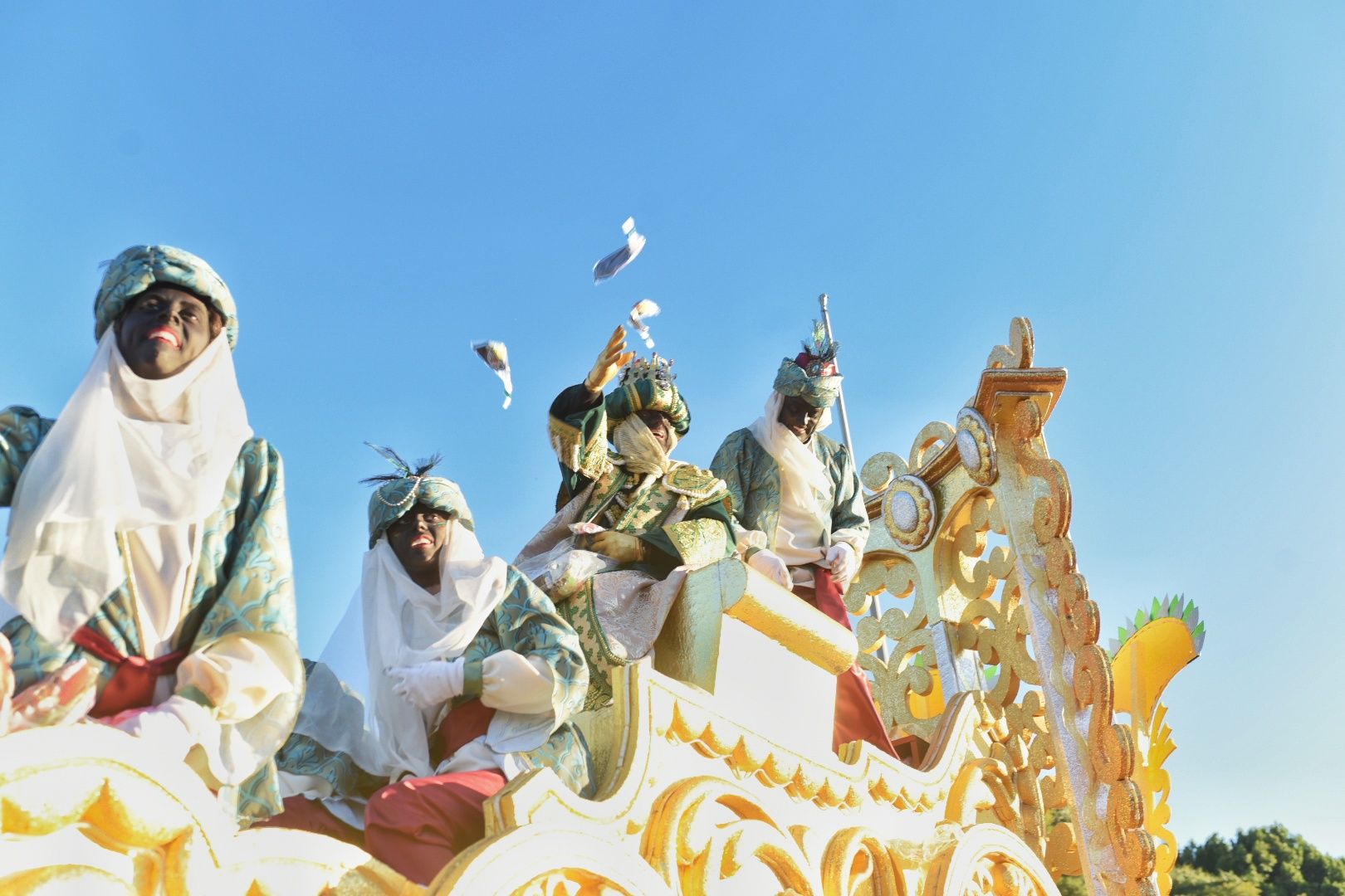 Imagen de una edición anterior de la Cabalgata de los Reyes Magos en Sevilla.