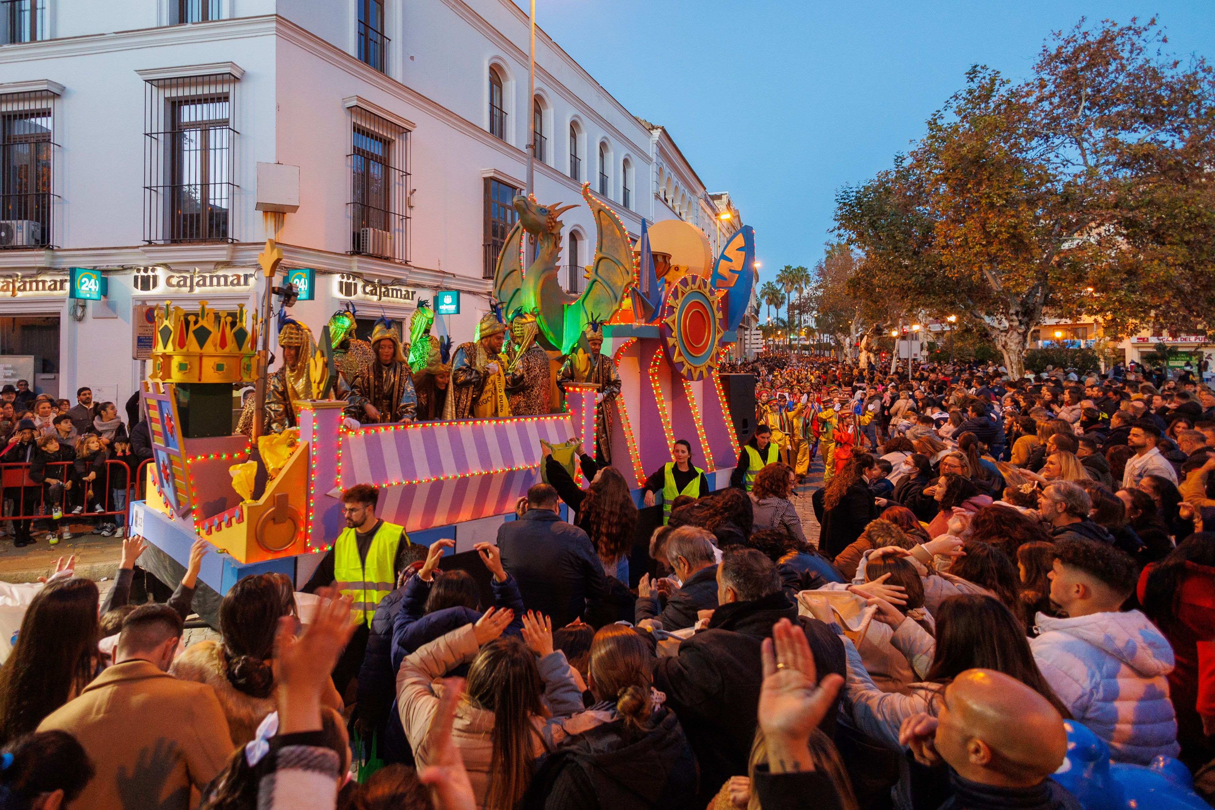 Cabalgata de Reyes 2024 en Jerez 