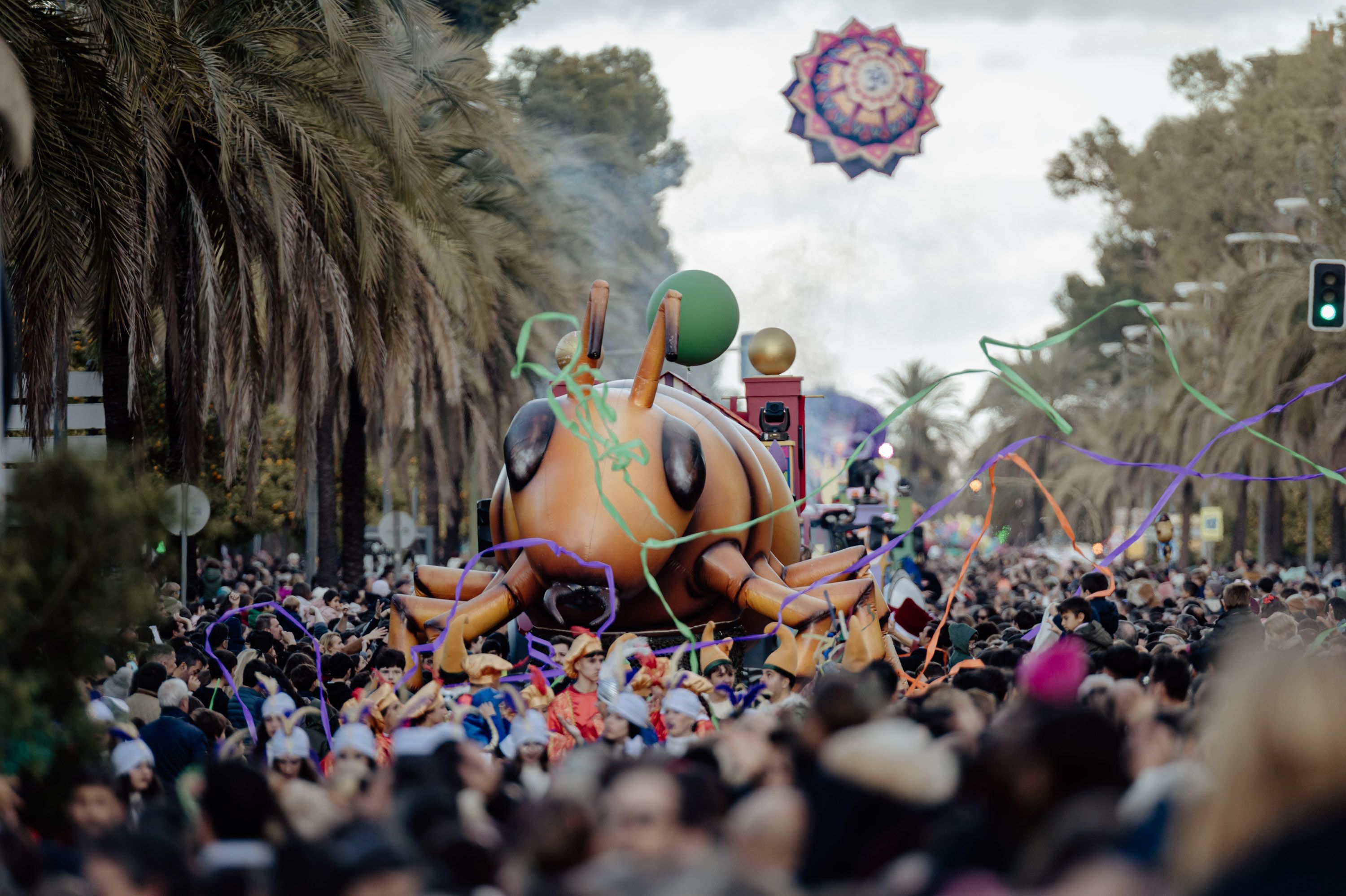 Cabalgata de Reyes 2024 en Jerez.