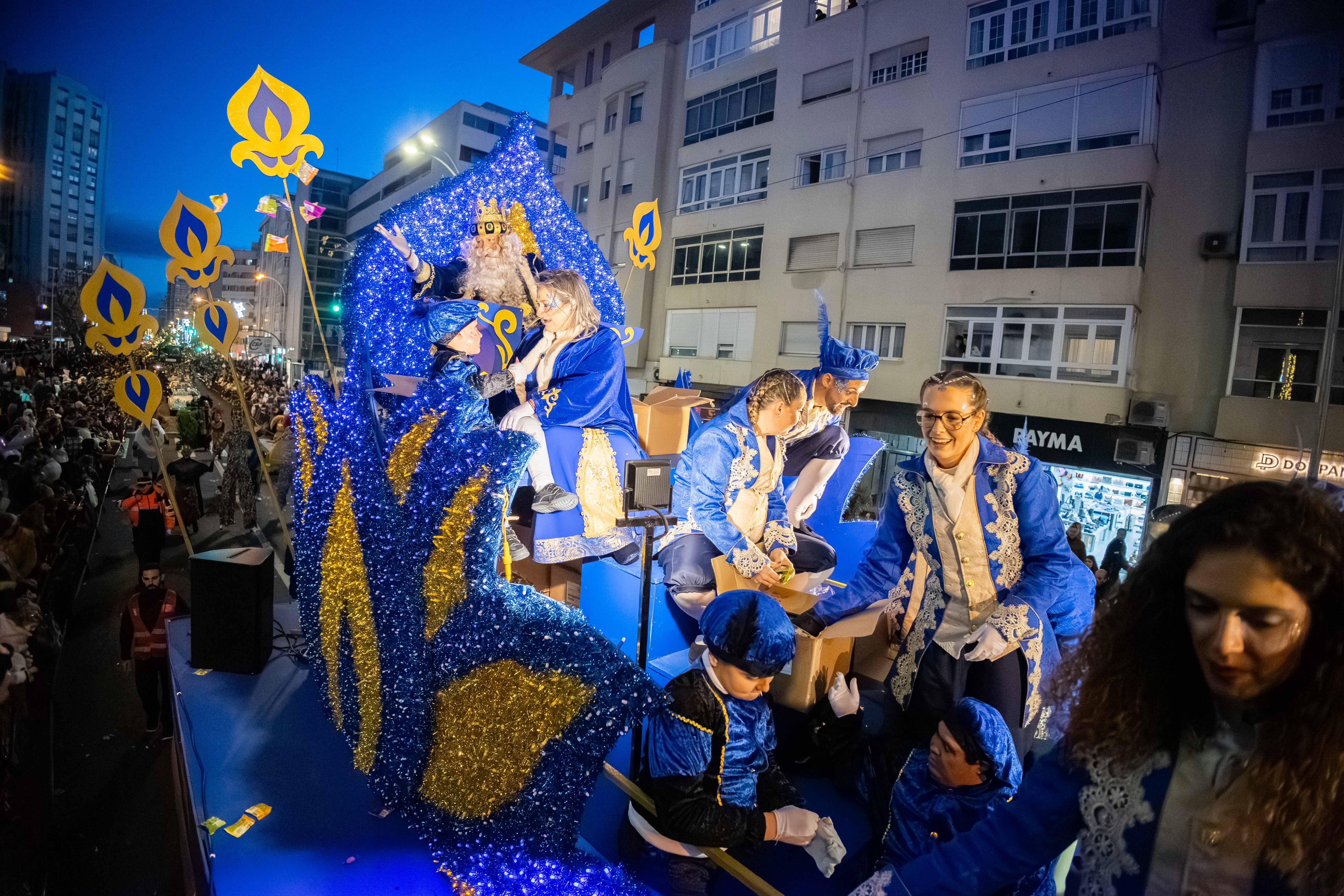 La cabalgata de los Reyes Magos de Cádiz de 2024.