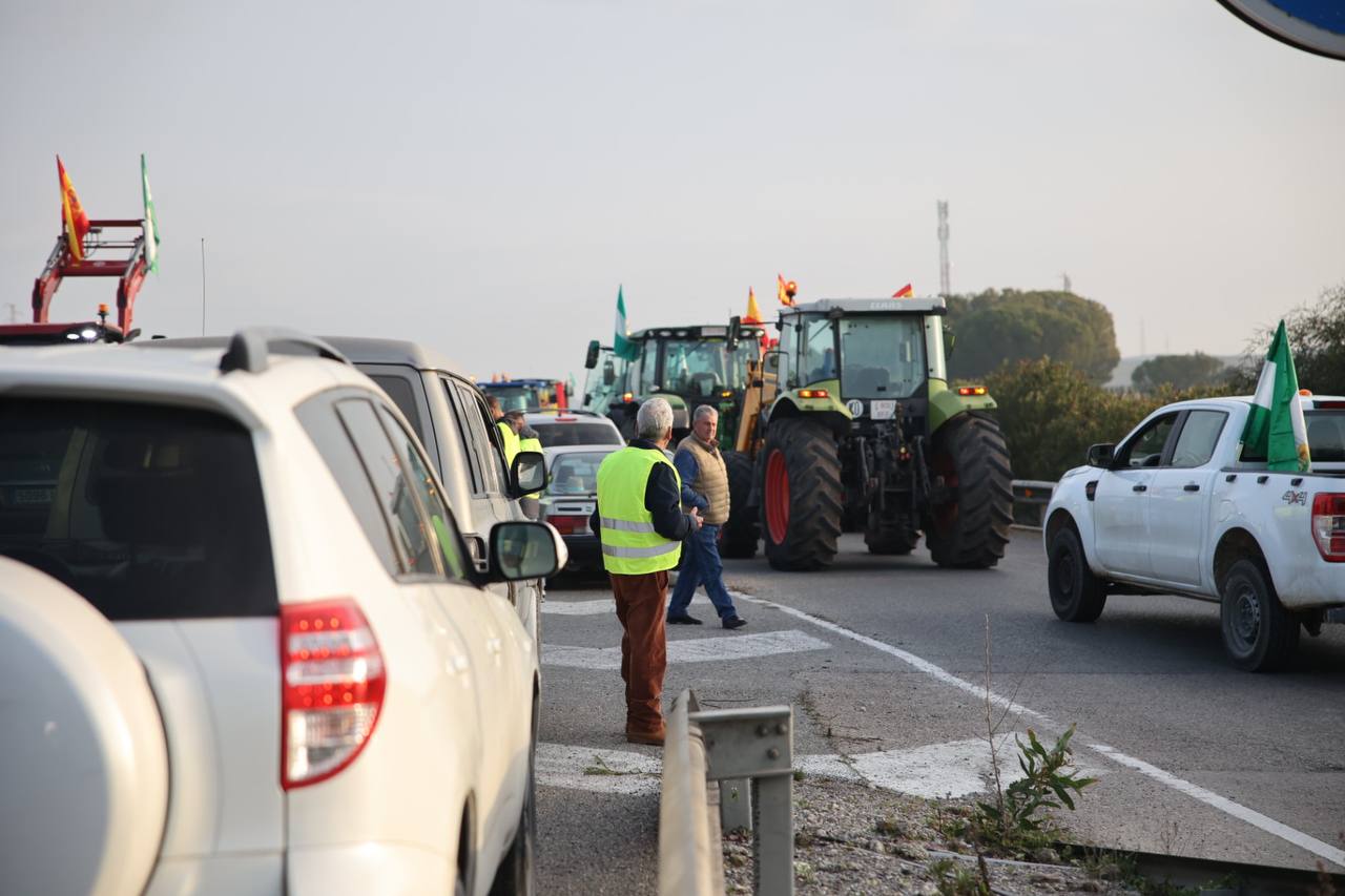 Segundo día de protestas de los agricultores.