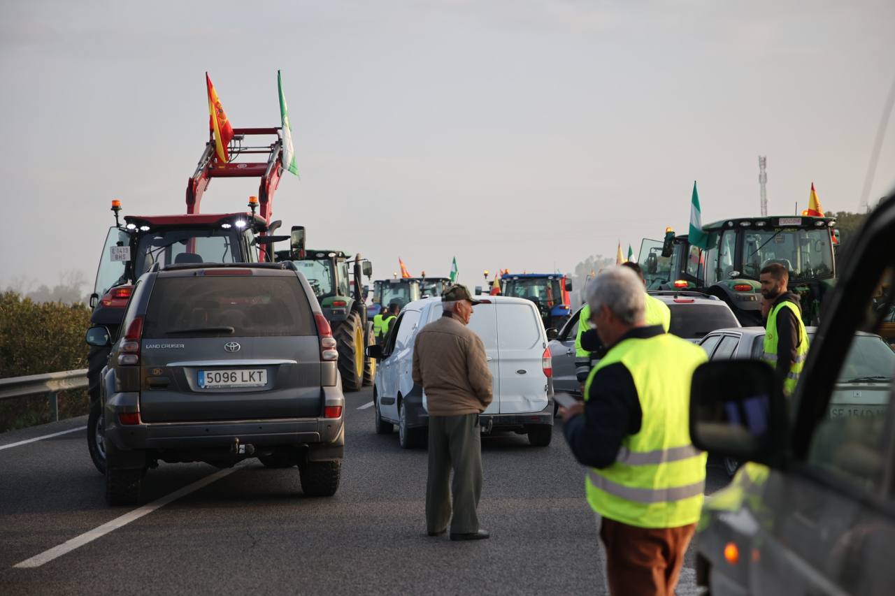 Segundo día de protestas de los agricultores.