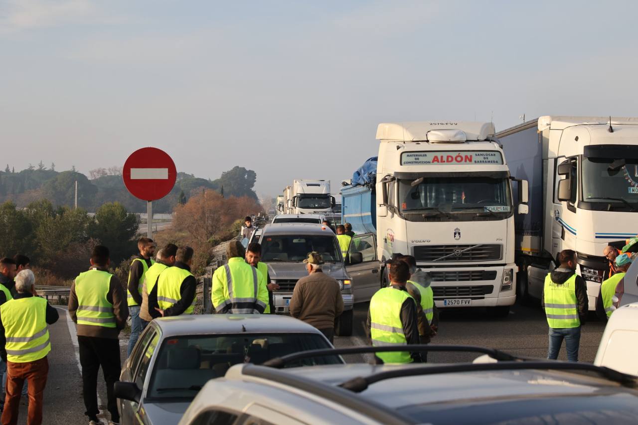 Segundo día de protestas de los agricultores.