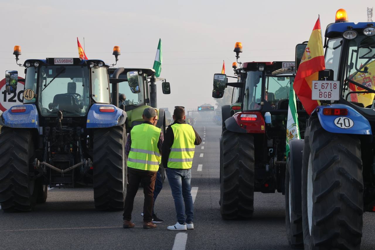 Segundo día de protestas de los agricultores.