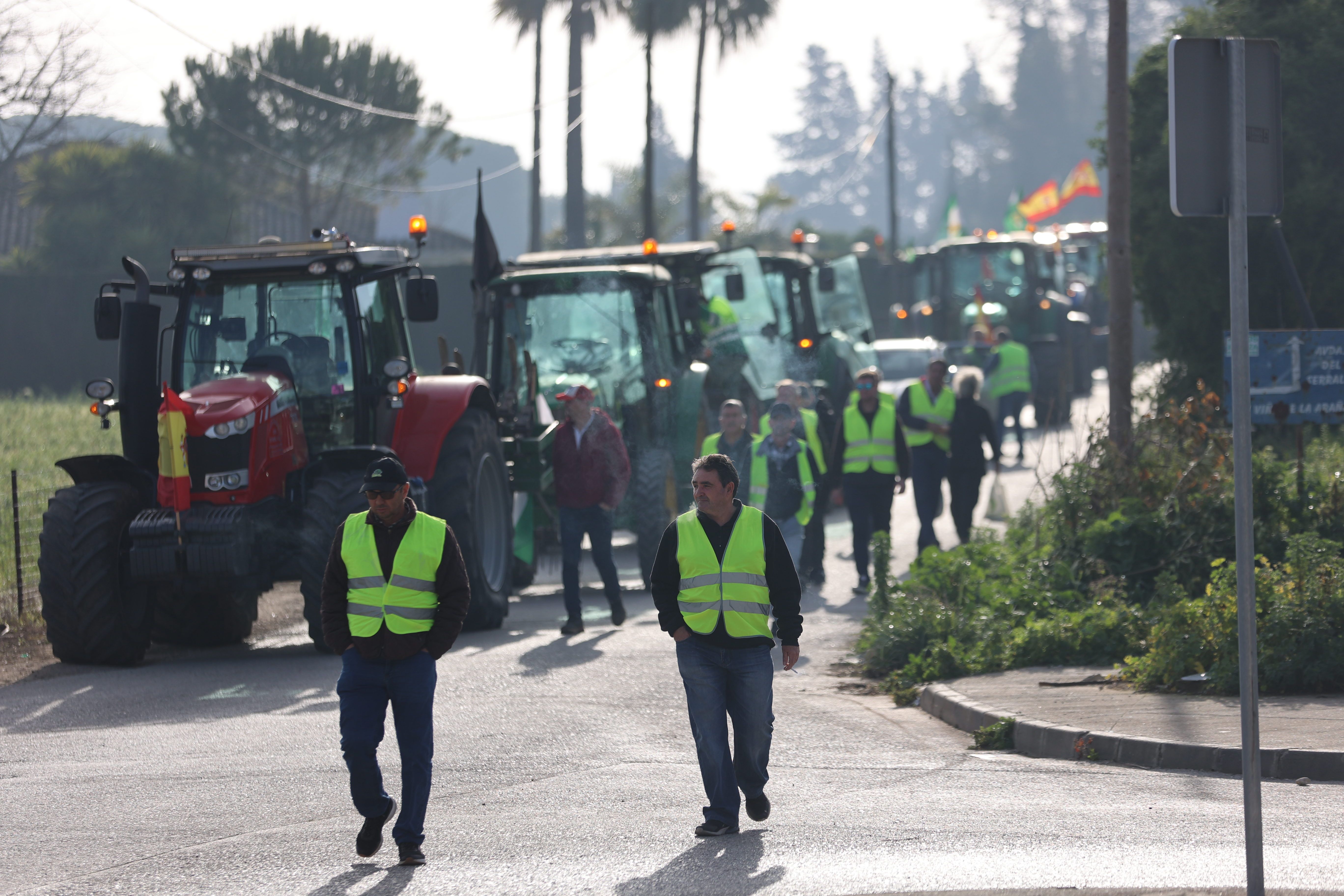 Segundo día de protestas de los agricultores.