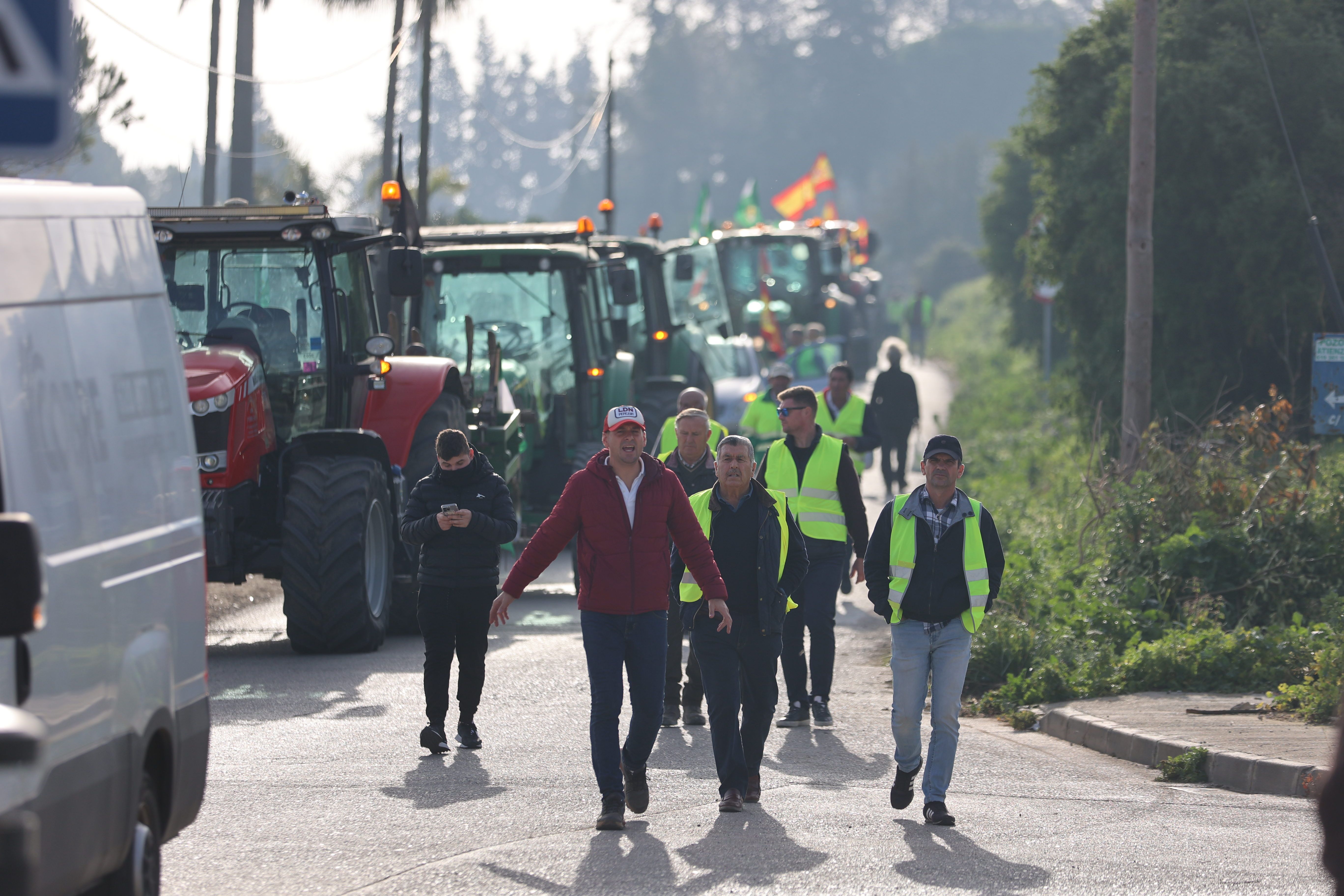 Segundo día de protestas de los agricultores.