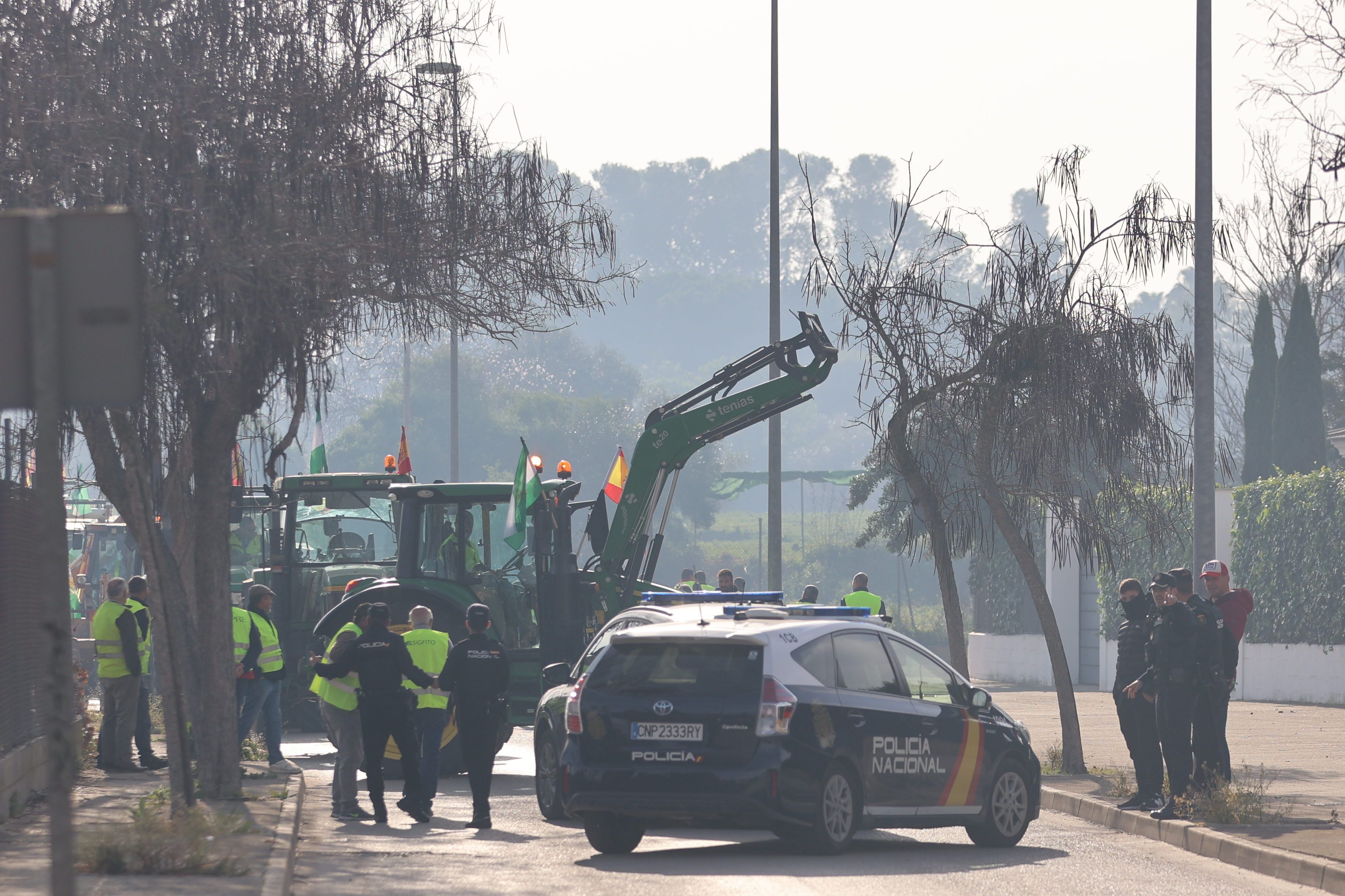 Segundo día de protestas de los agricultores.