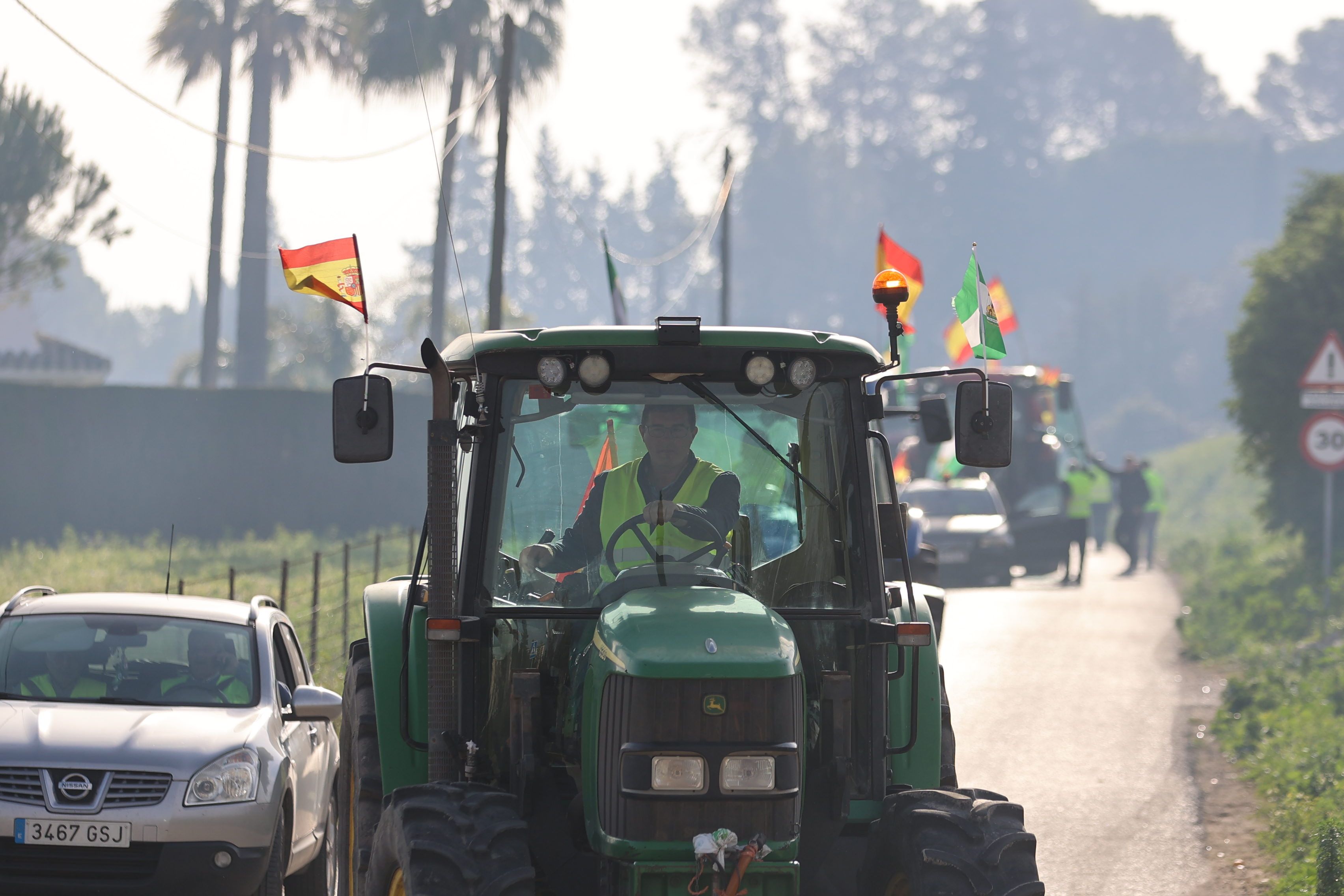 Segundo día de protestas de los agricultores.