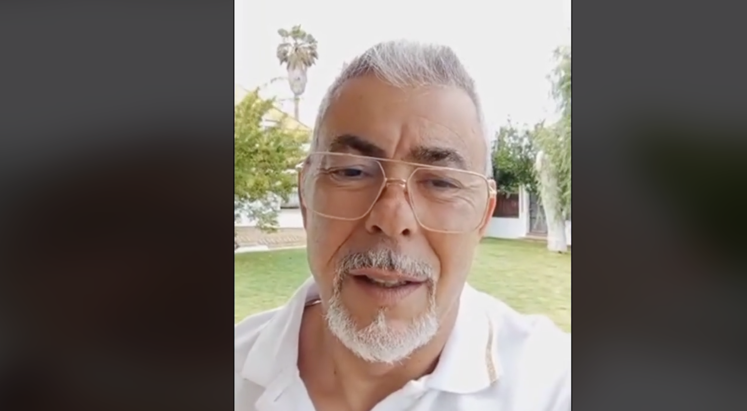 Francisco Javier Vargas, 'el Diarrea', en un vídeo público que subió a TikTok el verano pasado para hablar del tratamiento de su enfermedad.
