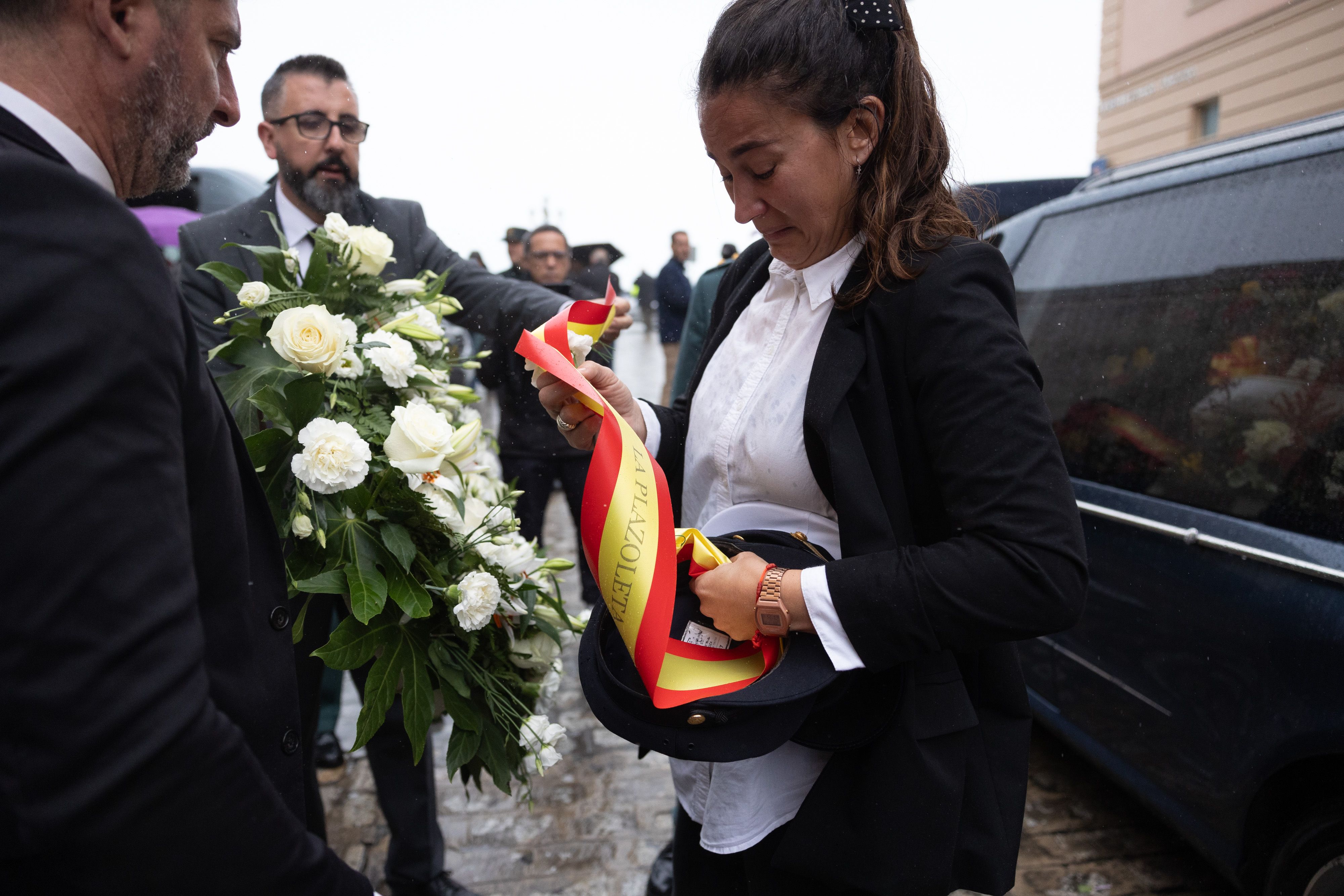 Una imagen del funeral de Miguel Ángel.