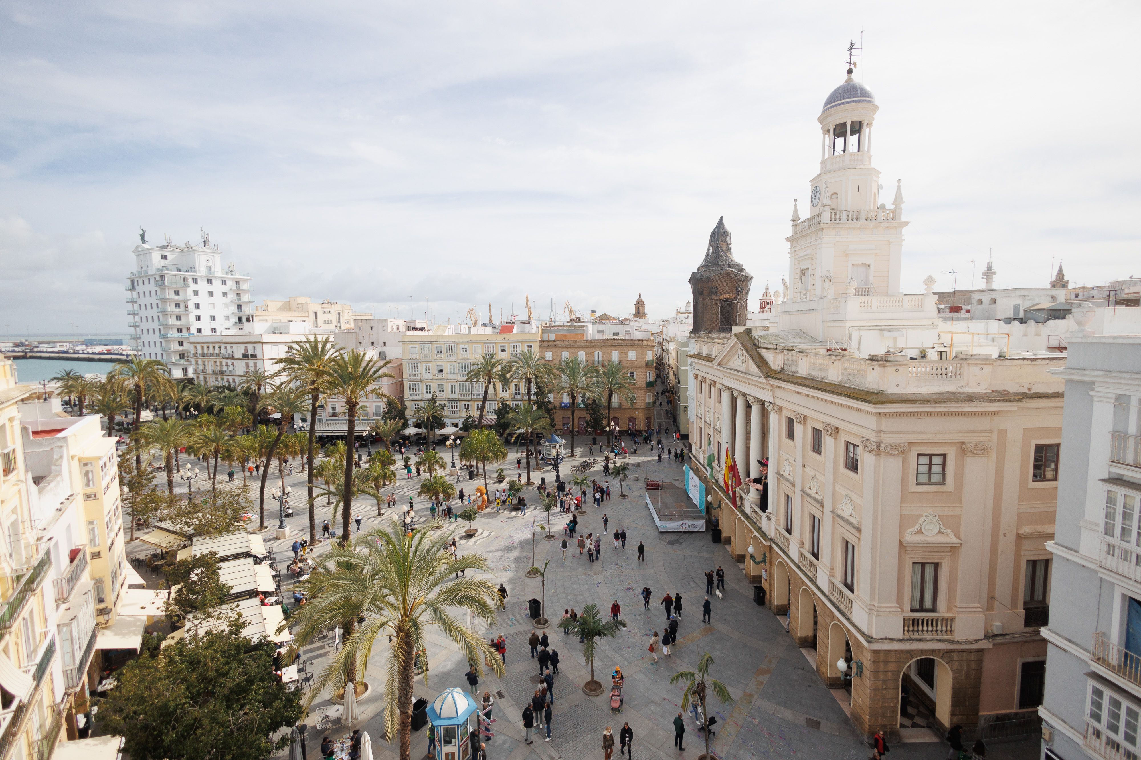 Vista del centro de Cádiz, en imagen de archivo.