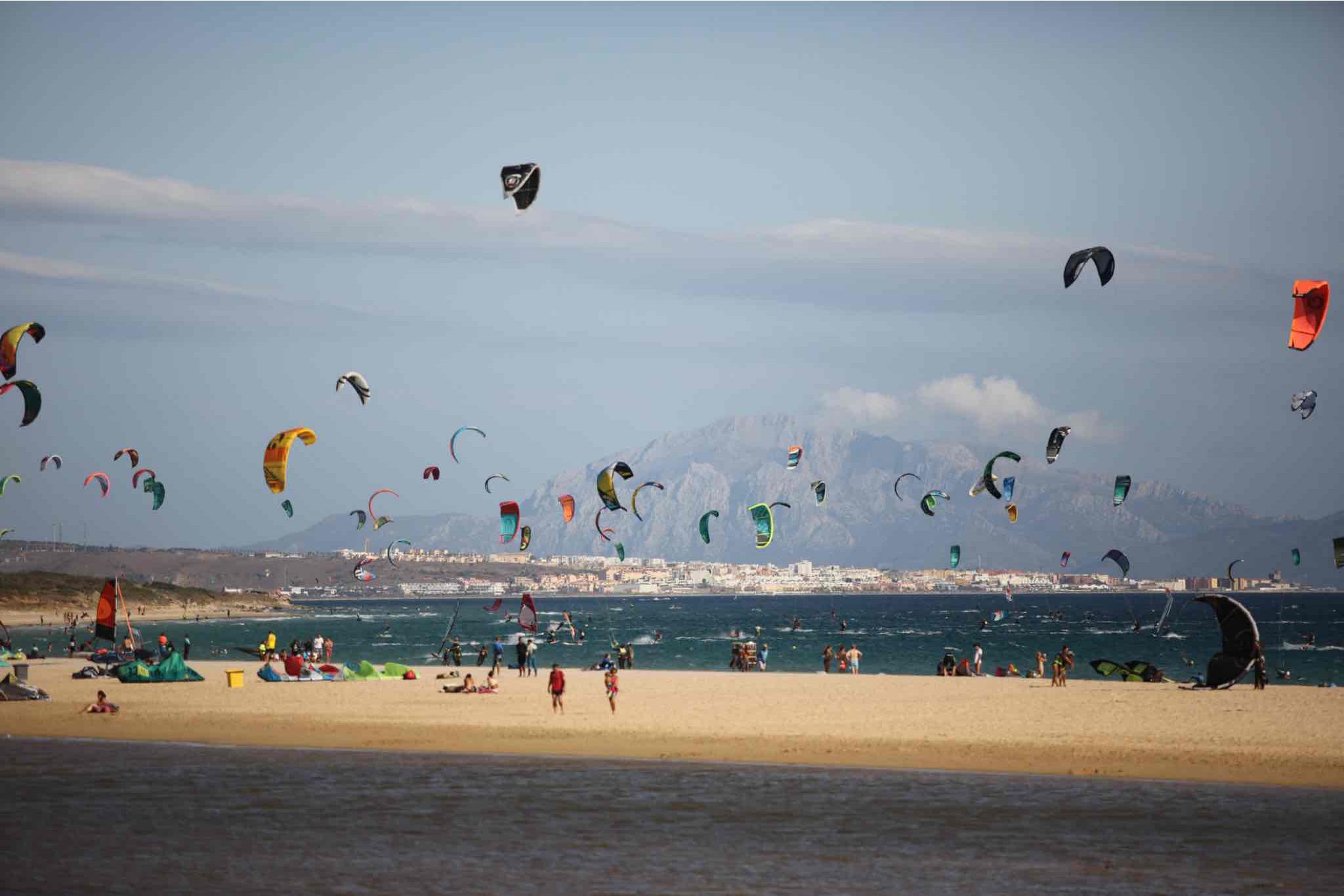 Punta Paloma, en Tarifa, que está en aviso amarillo por fenómenos costeros hasta el viernes.