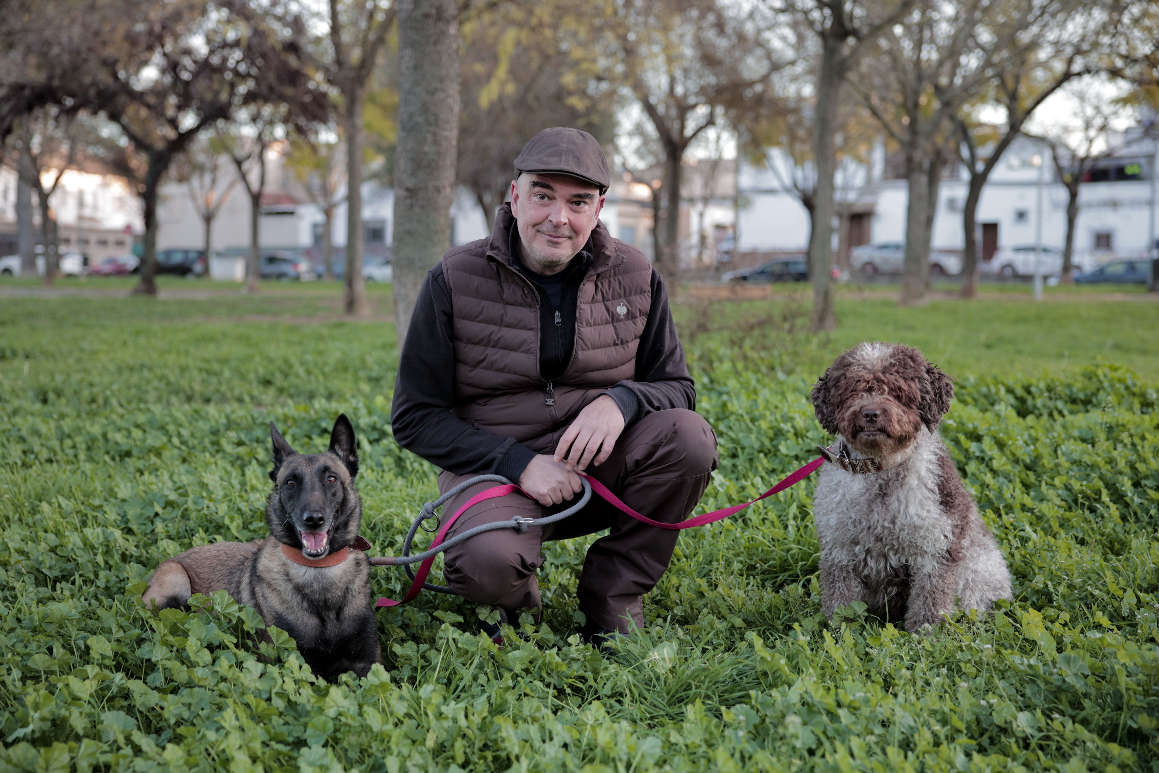 Darío Justo, adiestrador canino: 