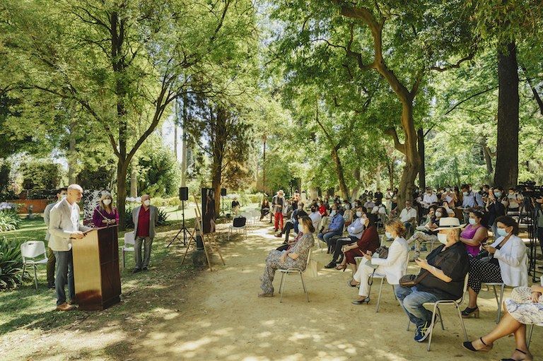 Un momento de la presentación de la XXI Bienal de Flamenco de Sevilla. FOTO: ÓSCAR ROMERO